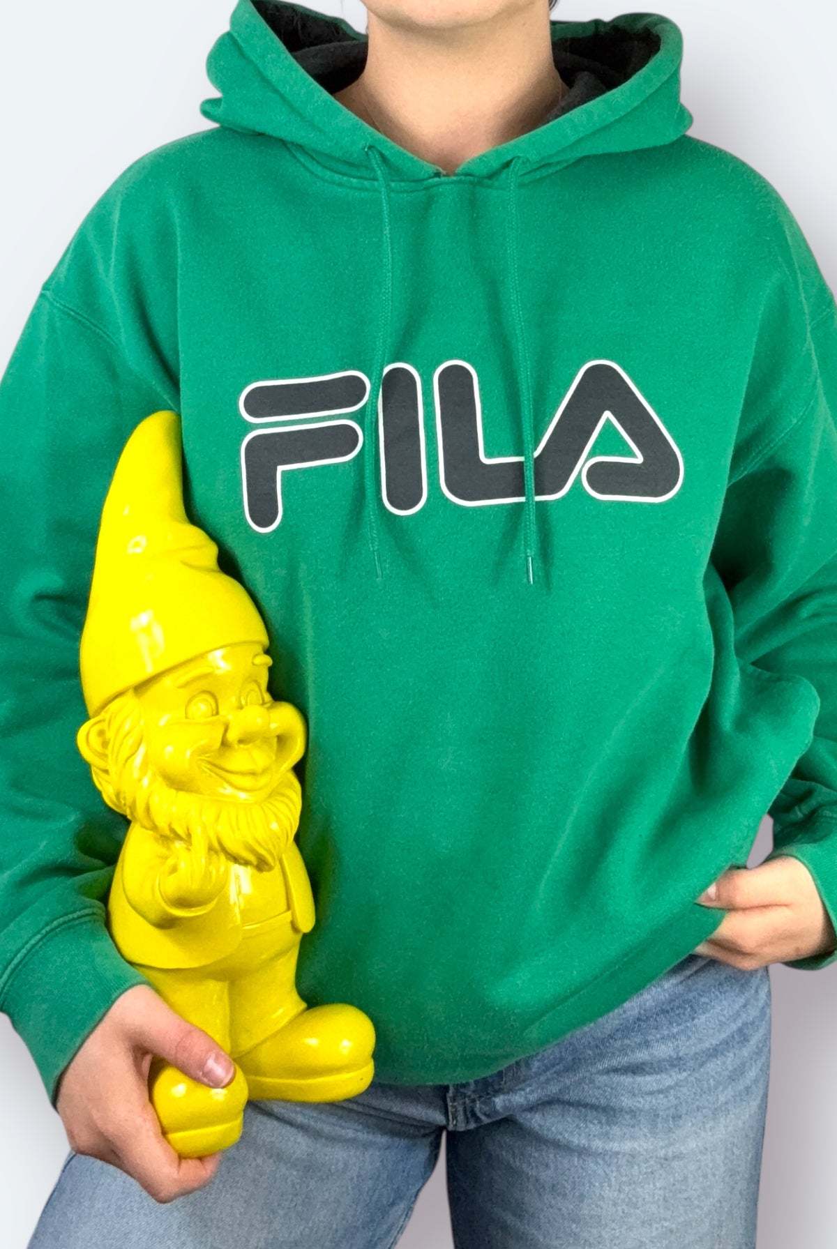 Fila Hoodie Big Logo Grün S - Vinverse