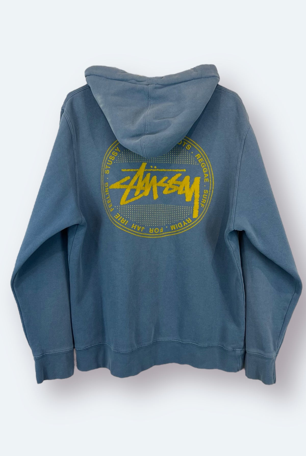 Stüssy Print Hoodie Blau M - Vinverse