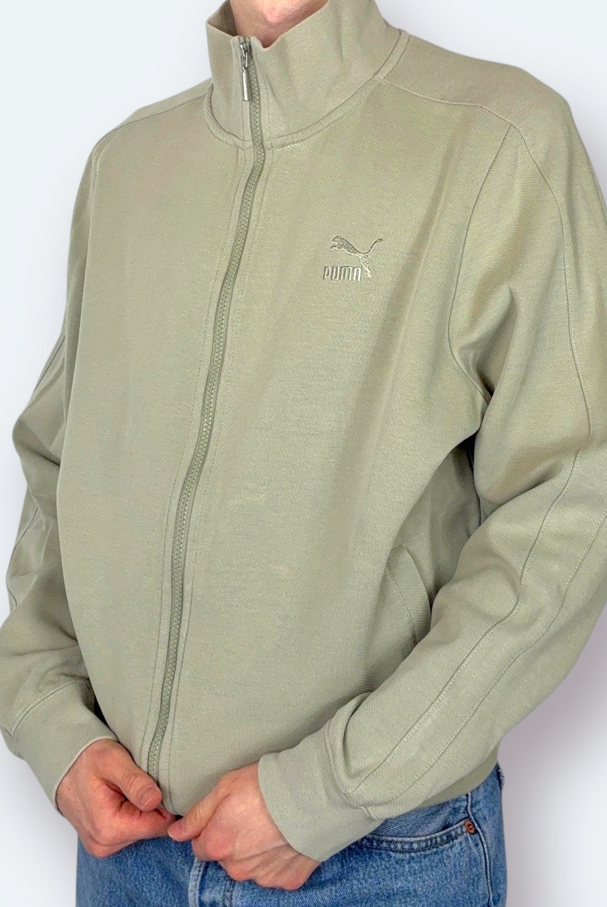 Puma 90s Vintage Sweatjacke Beige XL - Vinverse