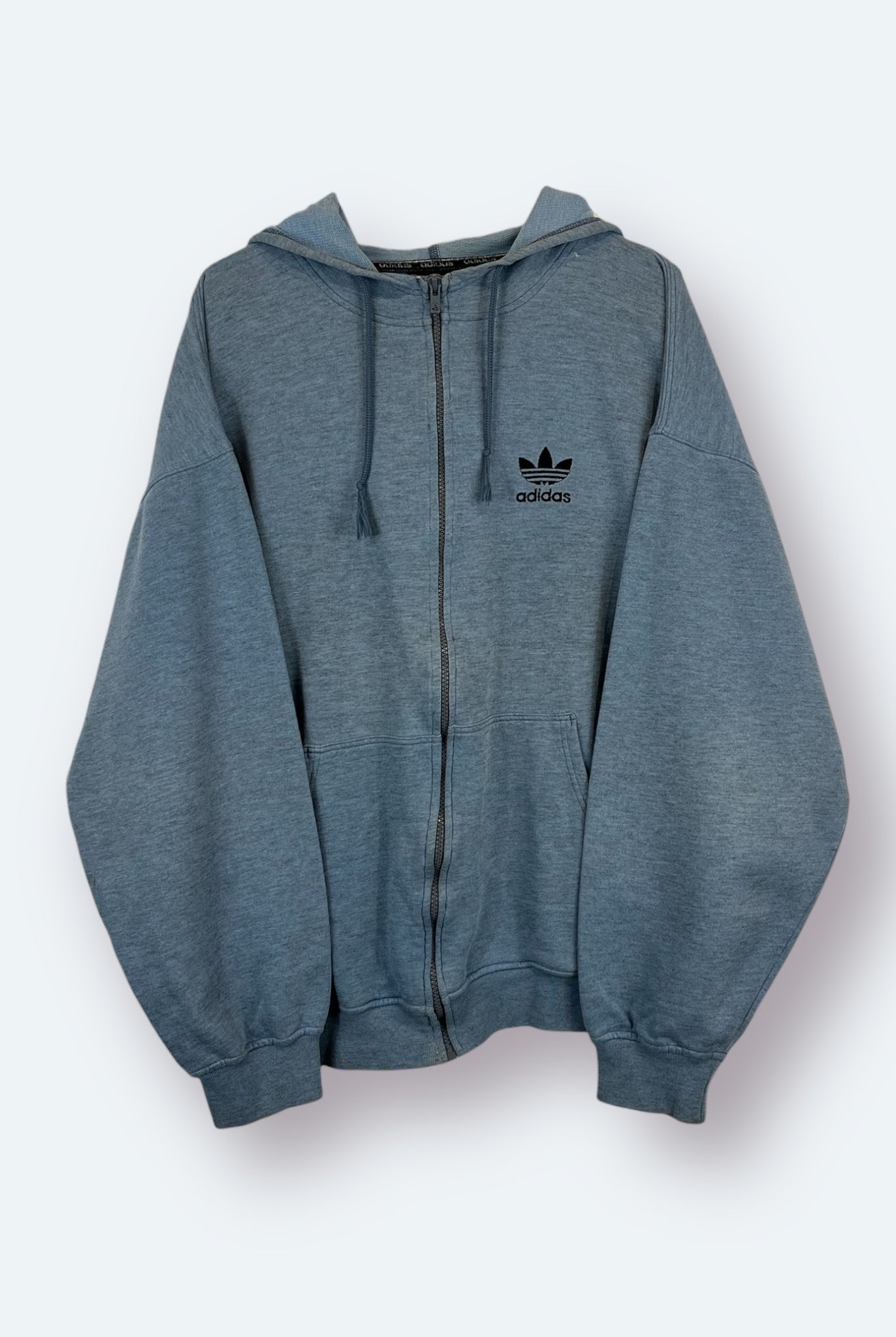 Adidas 80s Vintage Sweatjacke Blau M - Vinverse