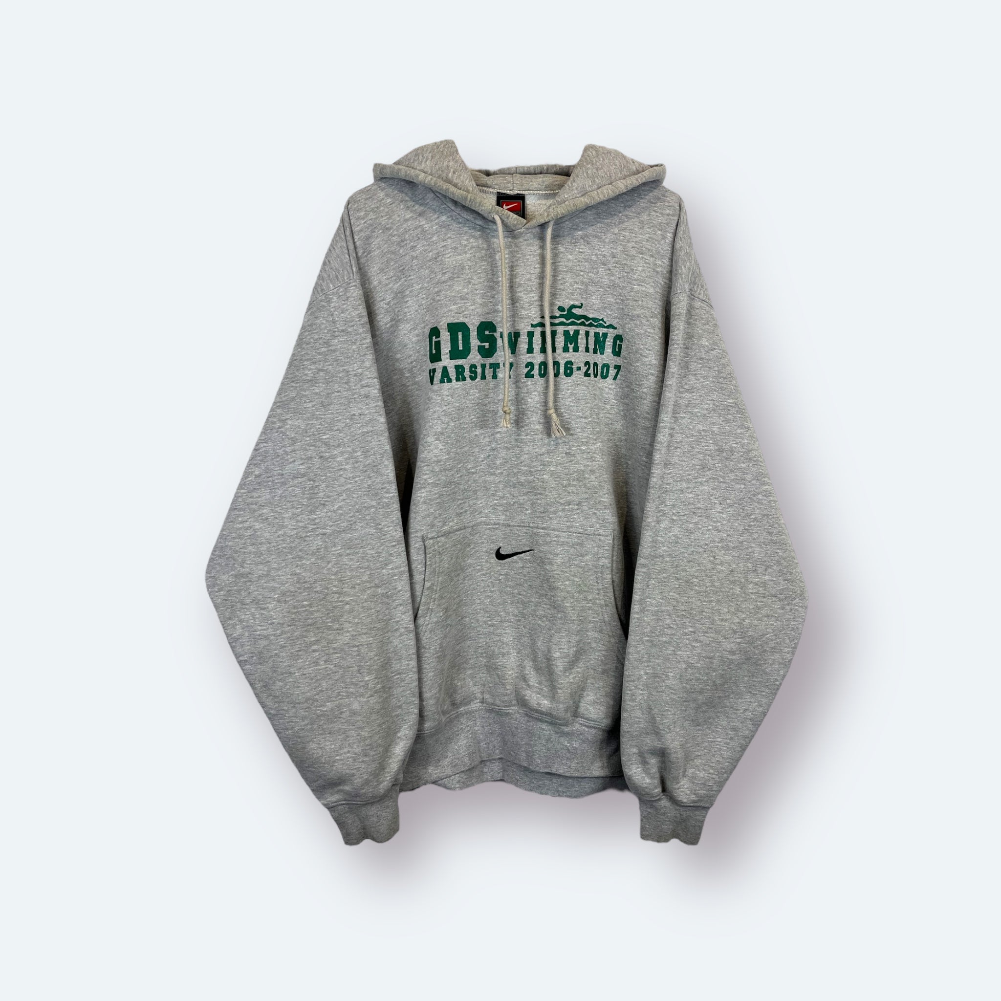 Nike 90er Print Hoodie Grau XL - Vinverse