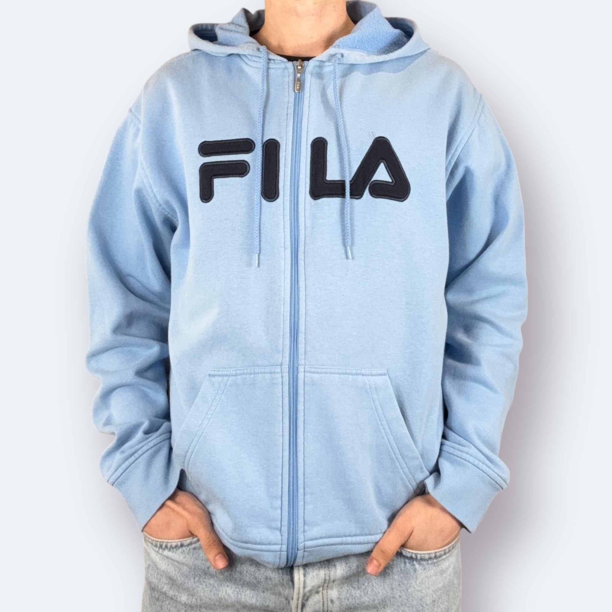Fila Vintage Zipper Big Logo L - Vinverse
