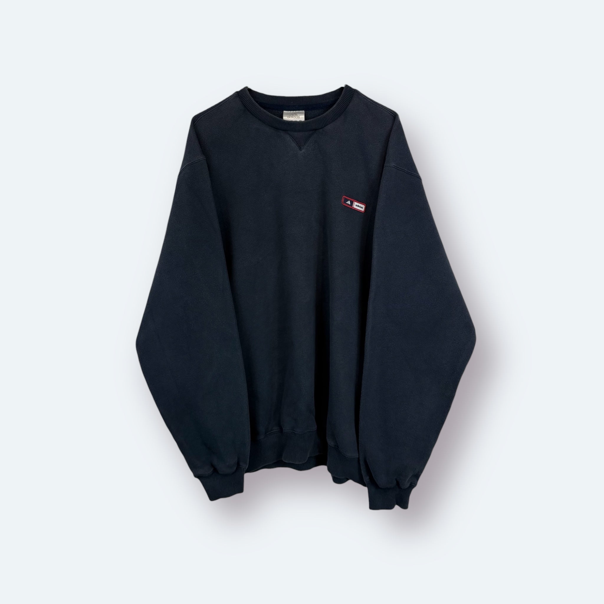 Adidas 2005 Small Logo Sweater Marineblau L - Vinverse
