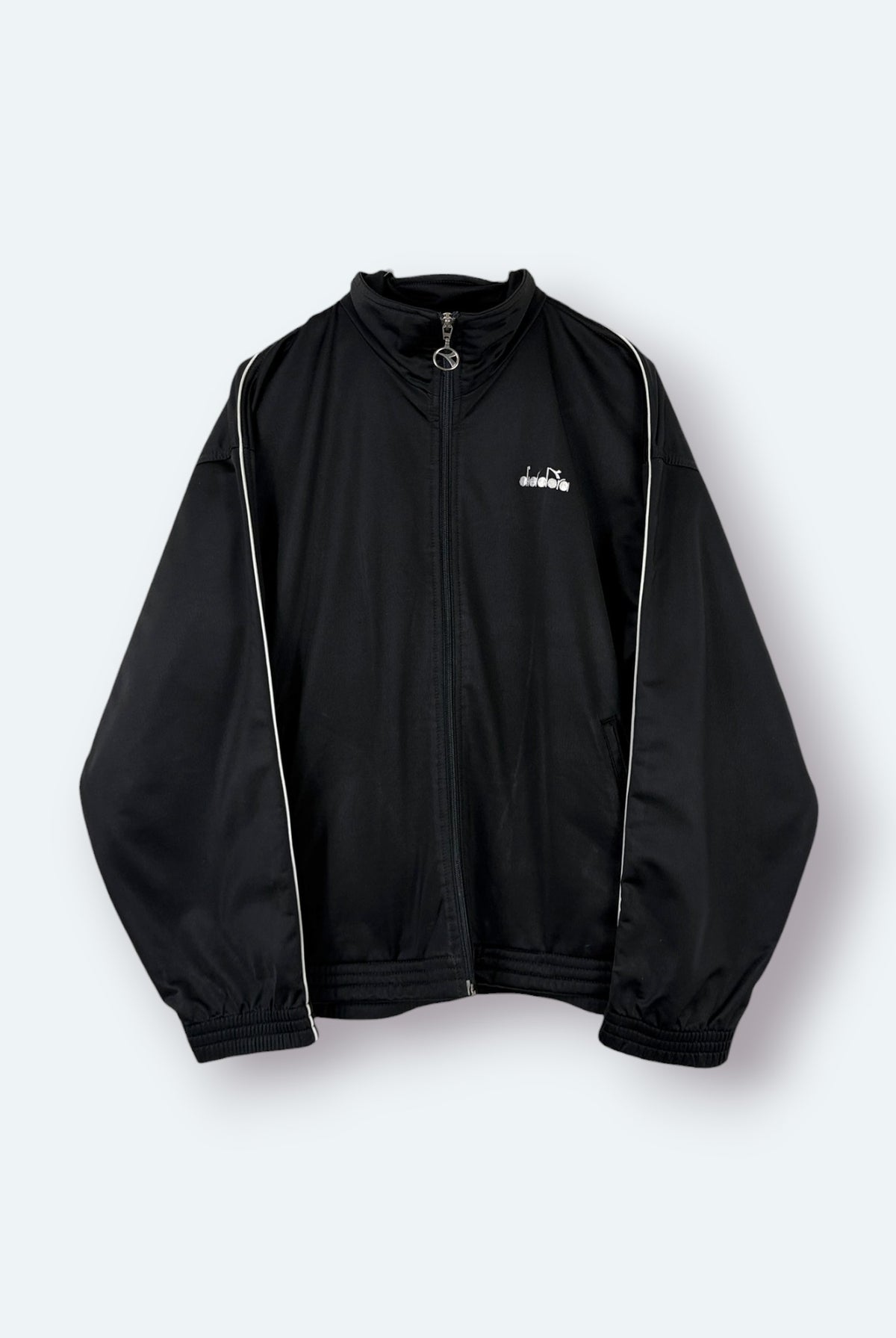 Diadora Vintage Trainingsjacke Schwarz M