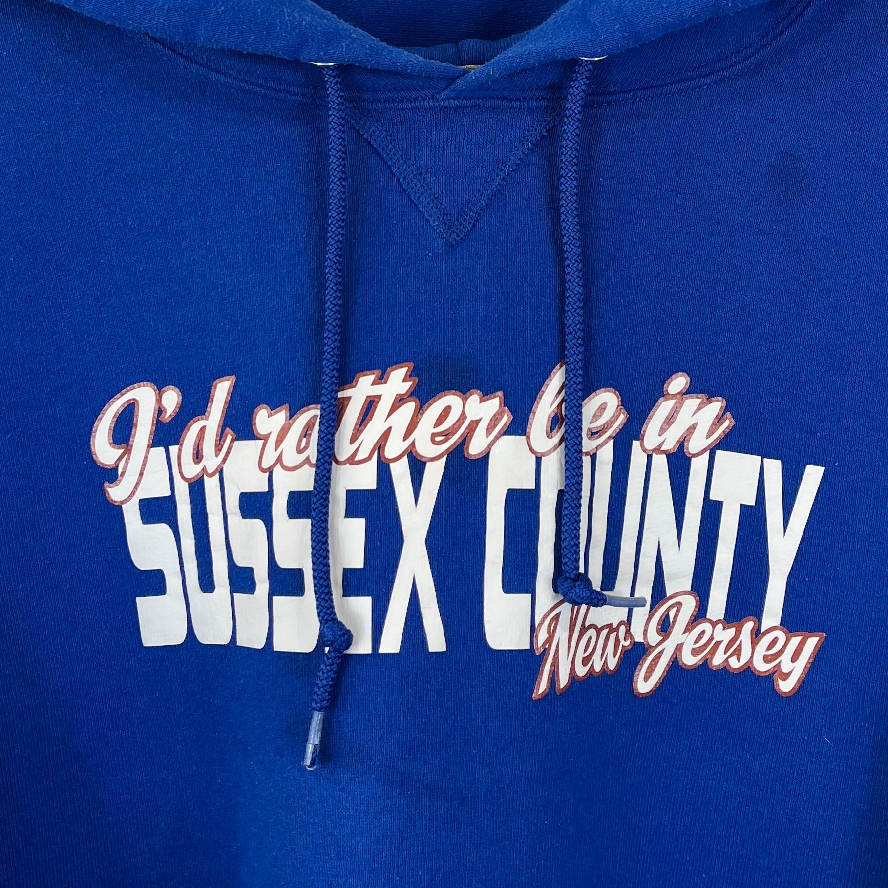 Russel Athletic Printed Hoodie Sussex County L - Vinverse
