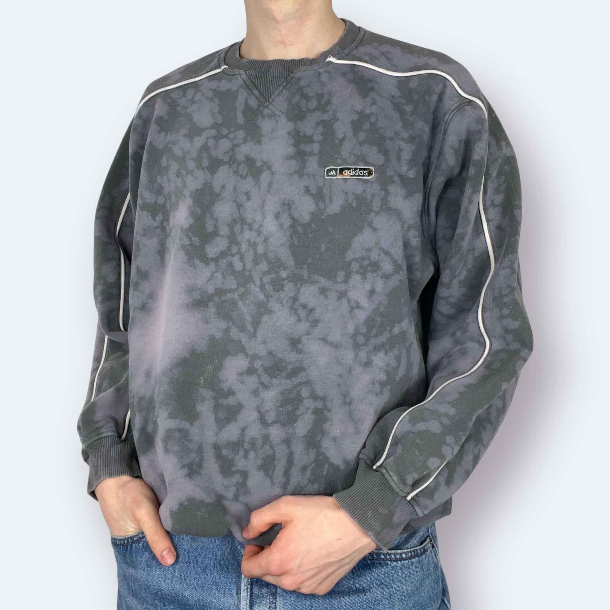 Adidas Y2K Sweater Re:Bleach 2003 Grau M - Vinverse
