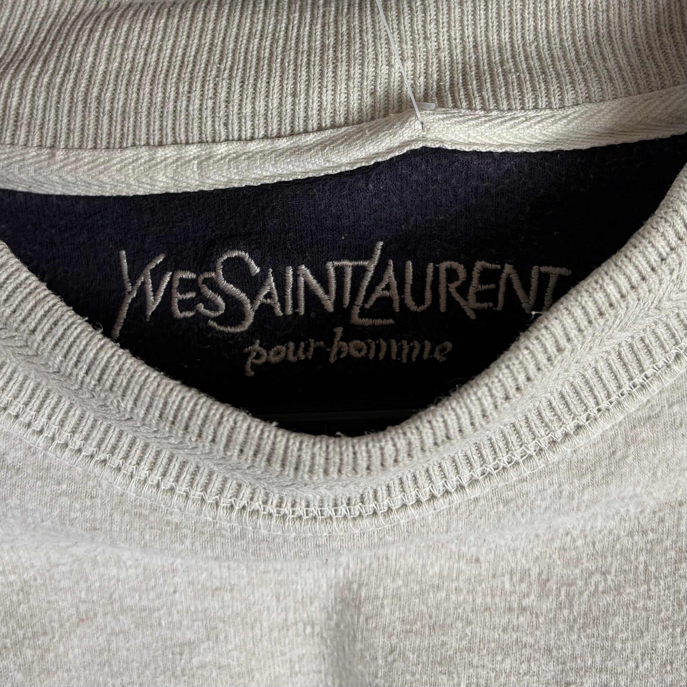 Yves Saint Laurent Vintage Sweater Beige XL - Vinverse