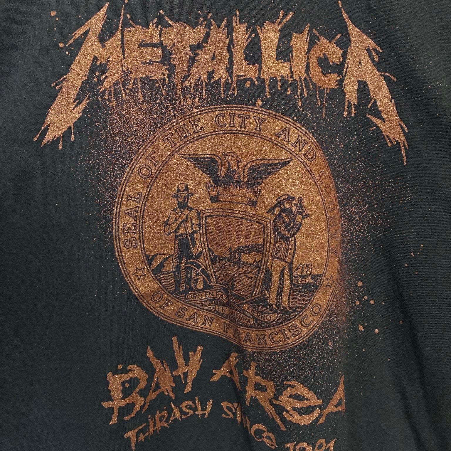 Metallica Printed Band Tee L - Vinverse