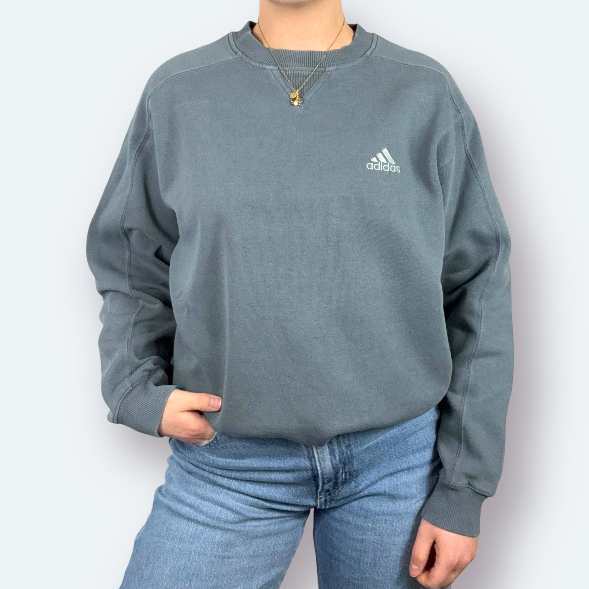 Adidas 2002 Sweater Grau M - Vinverse