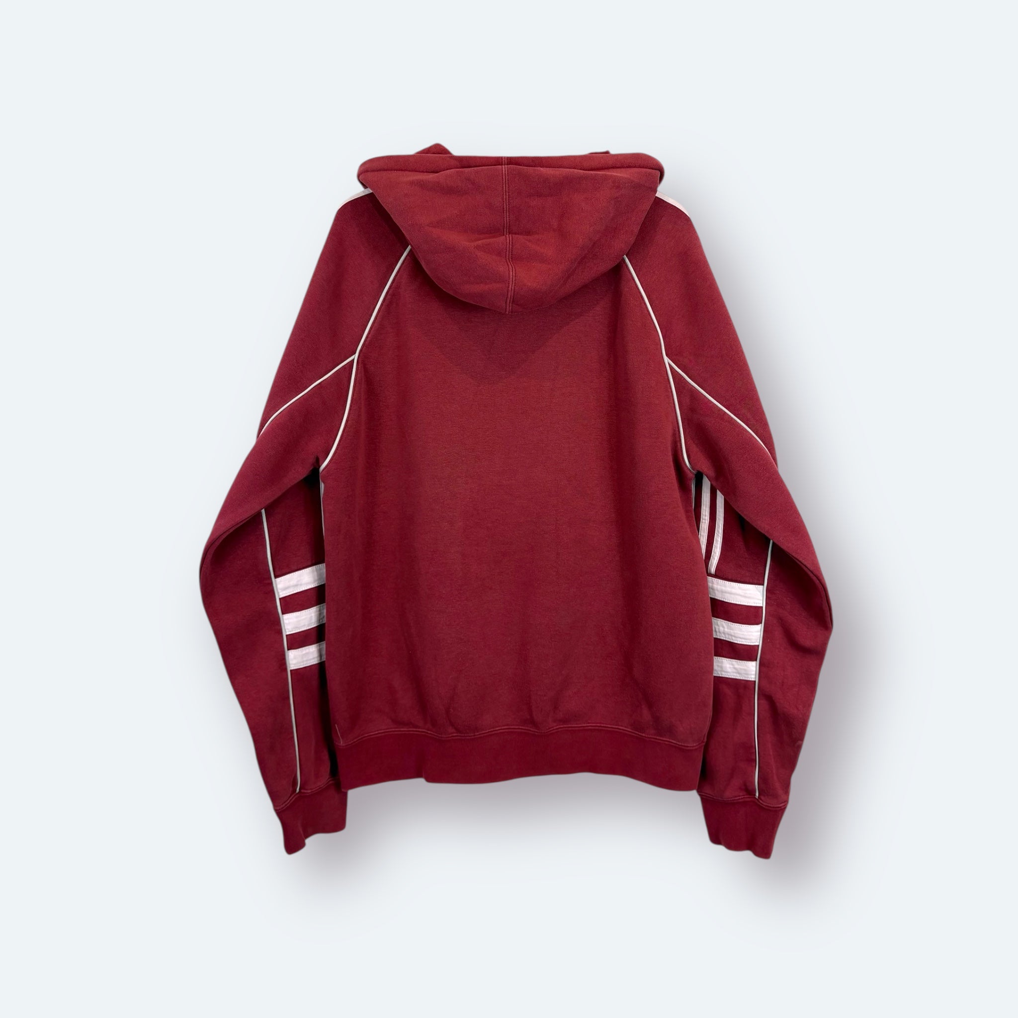Adidas Trefoil Retro Hoodie Rot S - Vinverse
