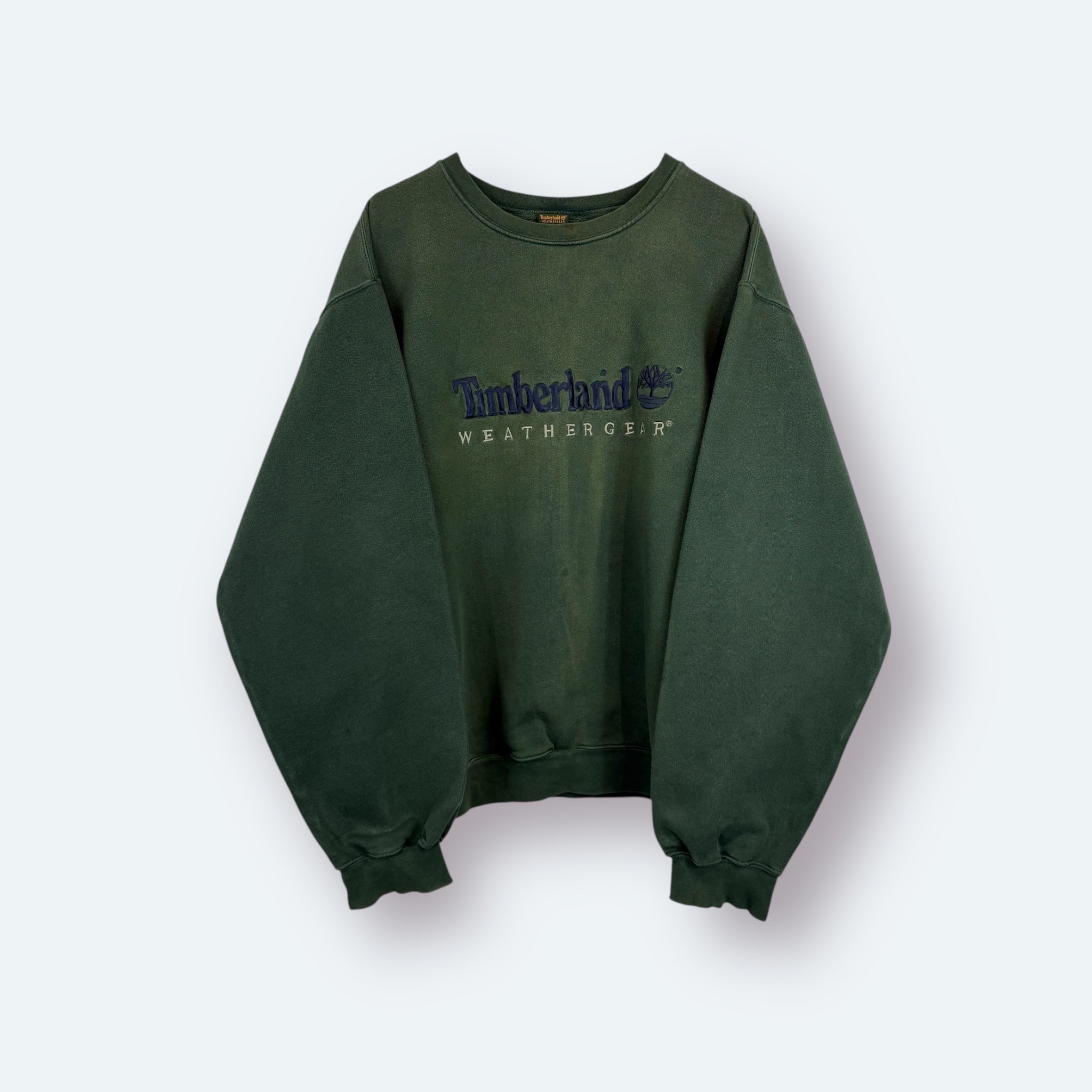 Timberland 90s Big Logo Sweater Grün L - Vinverse