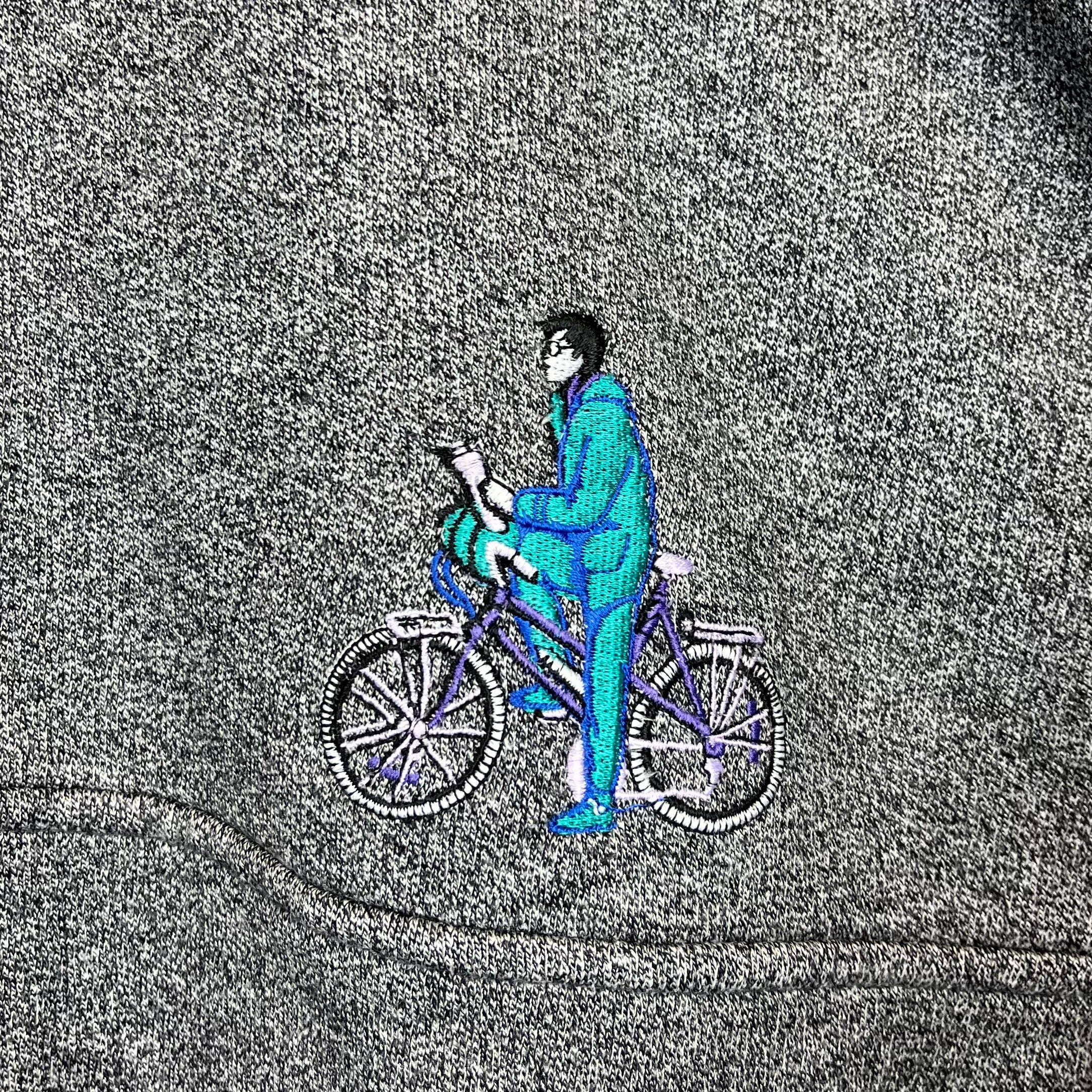 Lotto Vintage Half Zip Sweater bestickt Grau XL - Vinverse