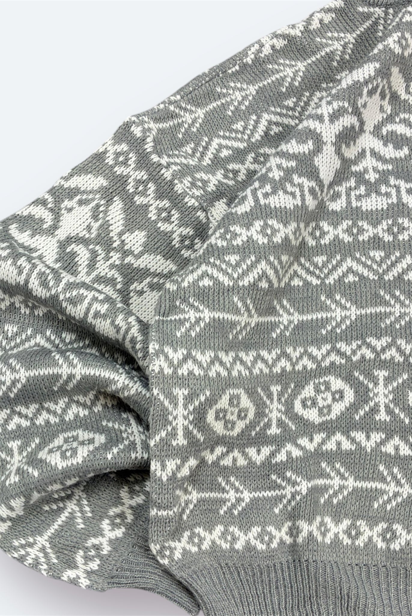 Northwest Territory Retro Strickpullover Grau M - Vinverse