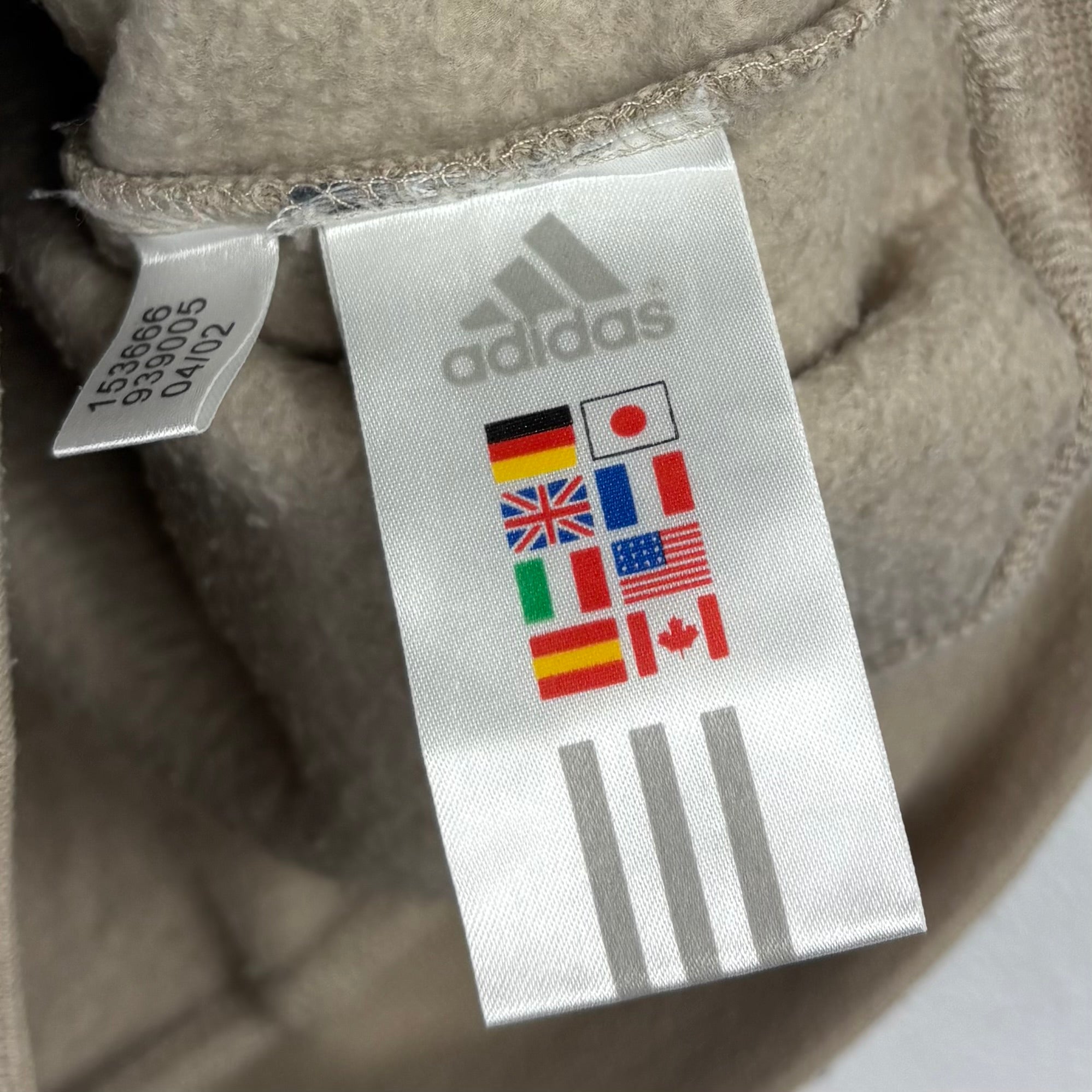 Adidas 2002 Y2K Sweater Beige S - Vinverse