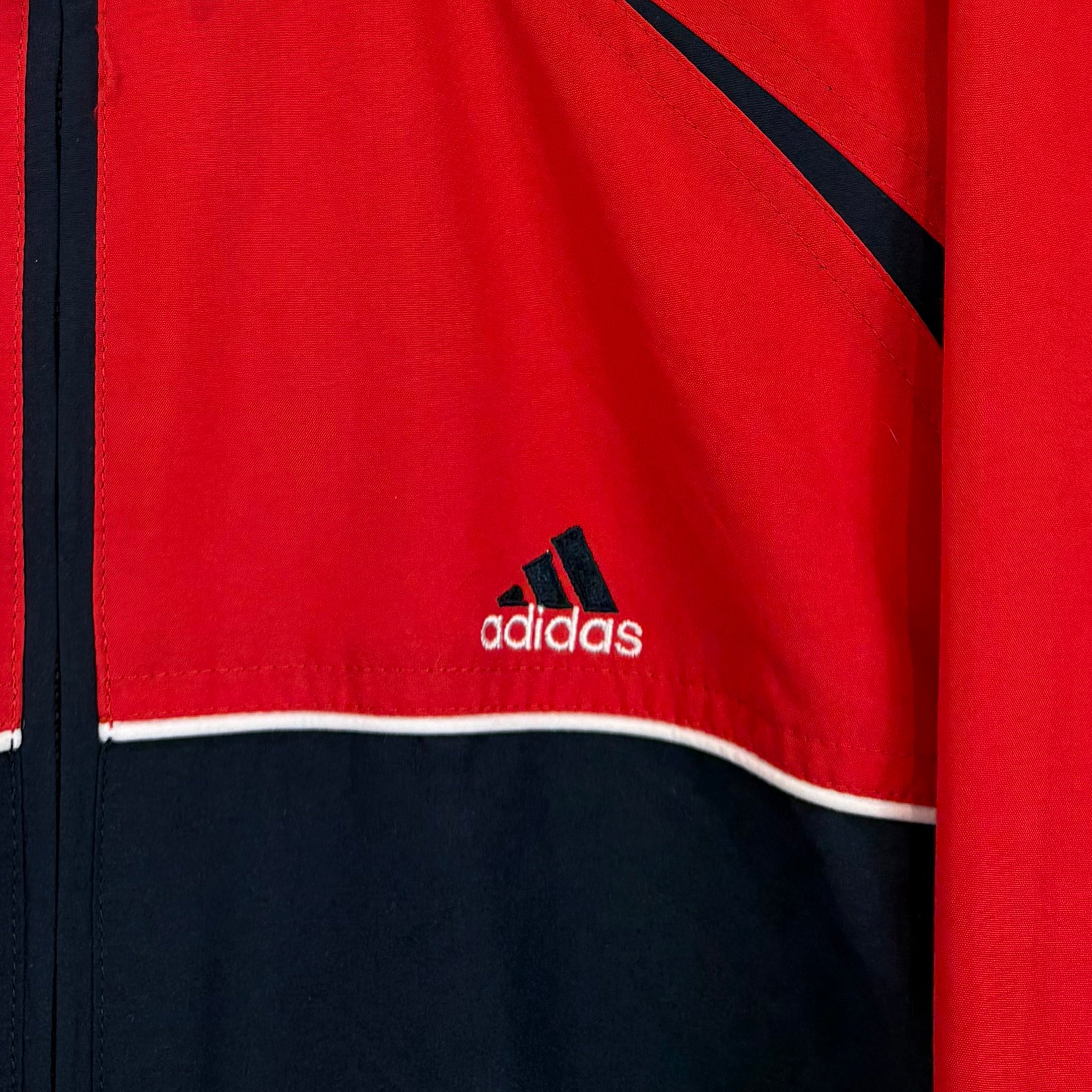 Adidas 2002 Y2K Trainingsjacke Rot Marineblau L - Vinverse