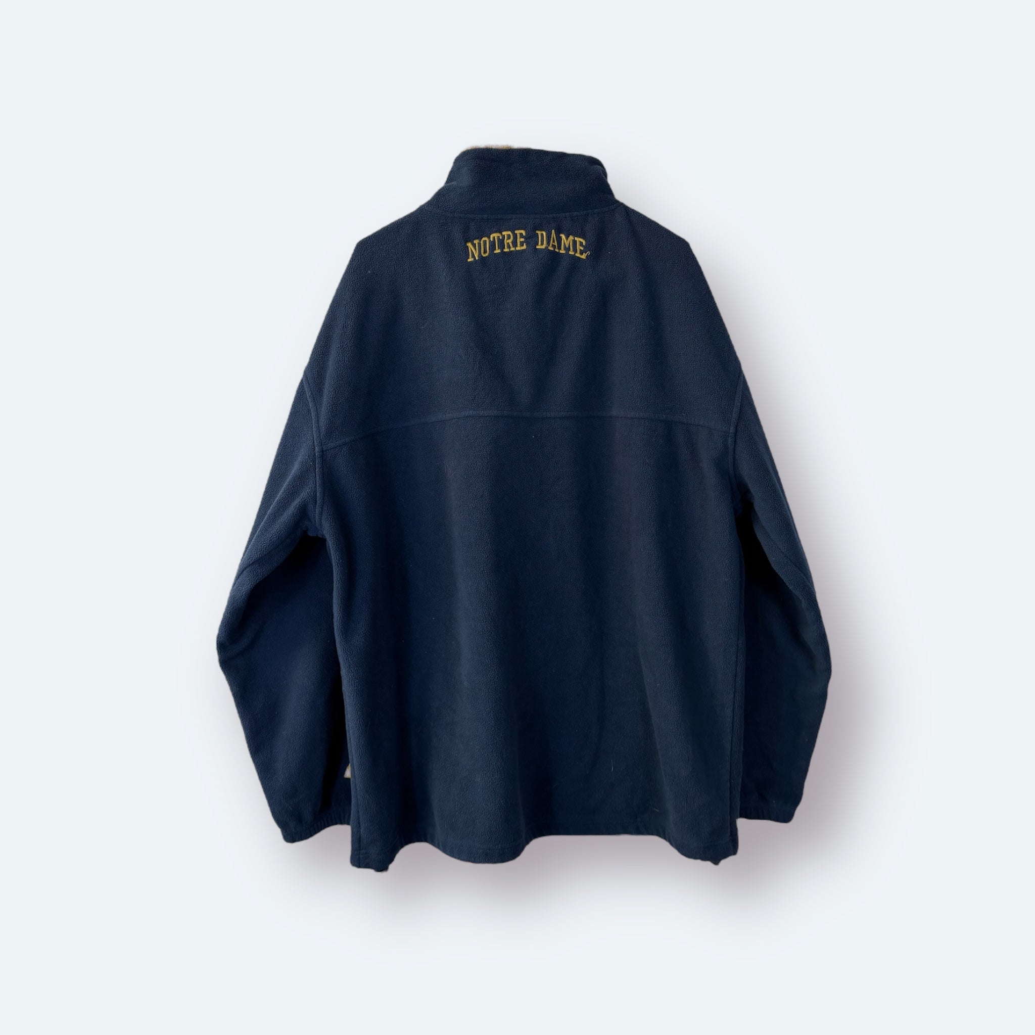Russel Athletic Football Fleece Jacke Notre Dame Irish bestickt Marikeblau XL - Vinverse