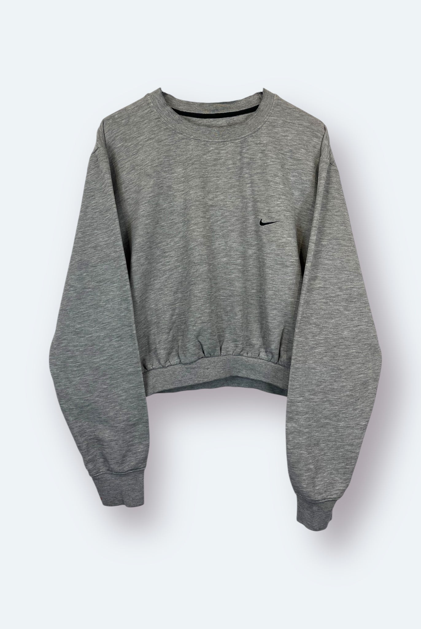Nike 2000er Vintage Sweater Grau Cropped Damen M - Vinverse