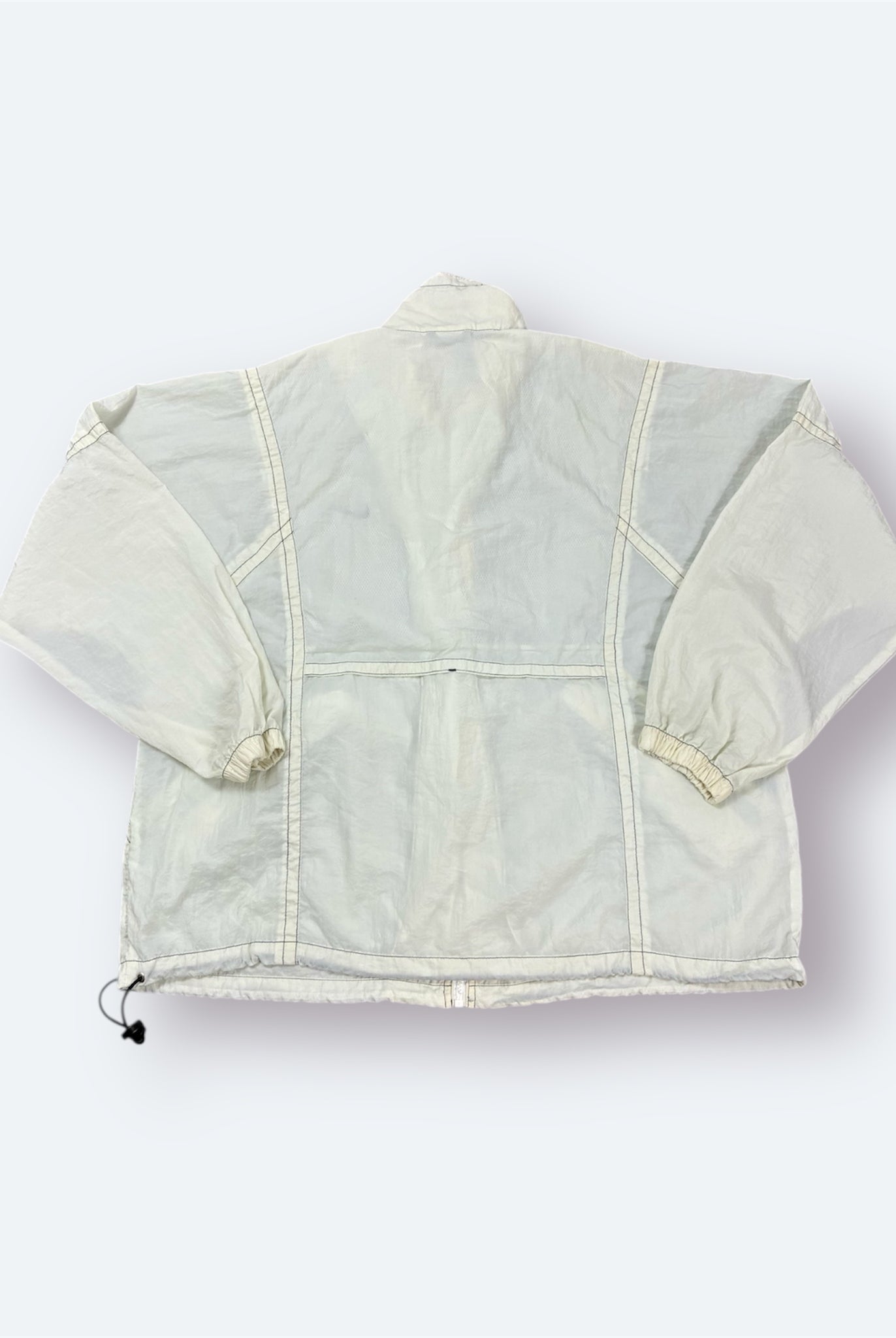 Leichte Nike Jacke 90s Vintage Weiß L - Vinverse