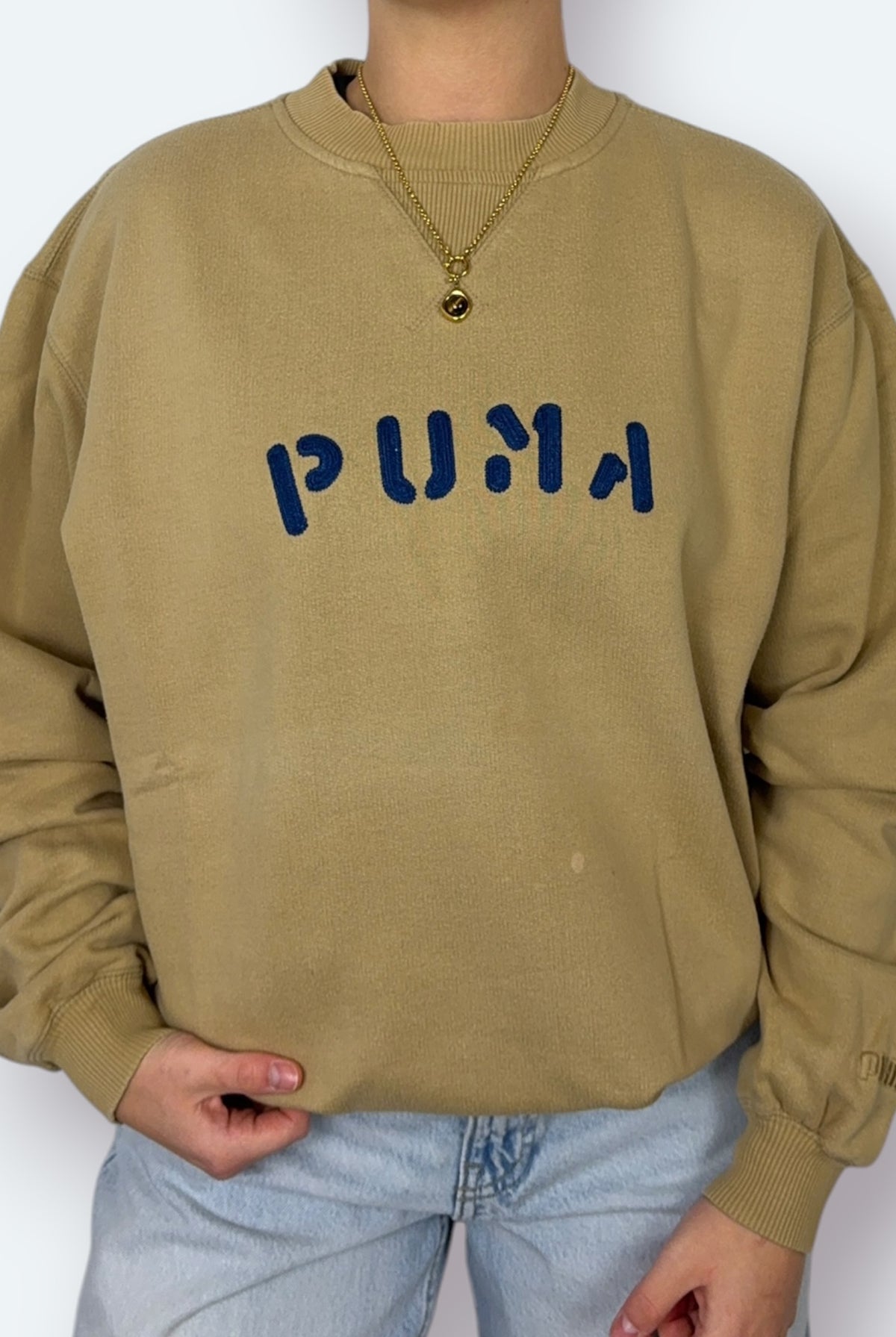 Puma Vintage Sweater 90s Beige S - Vinverse