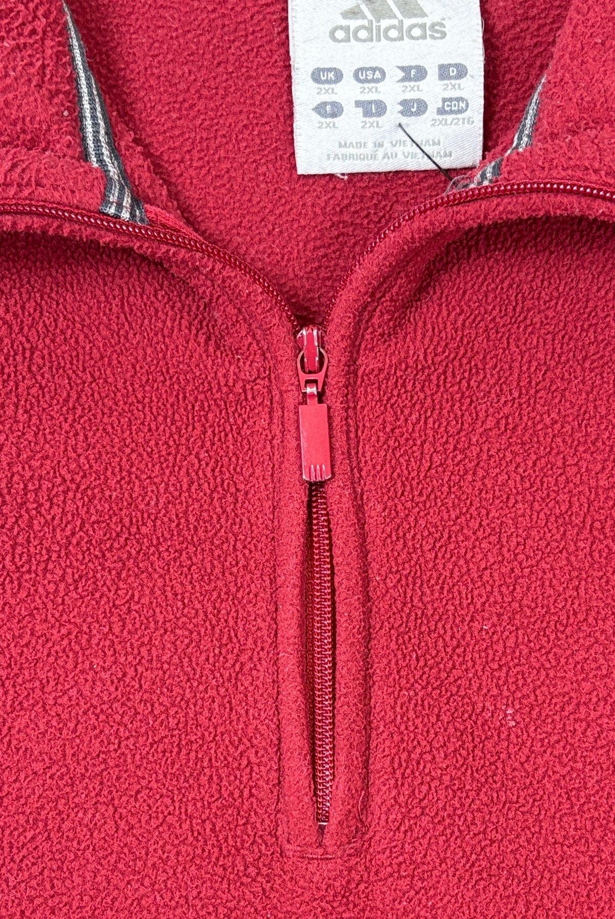 Adidas Vintage Fleece Rot XXL – Foto 2