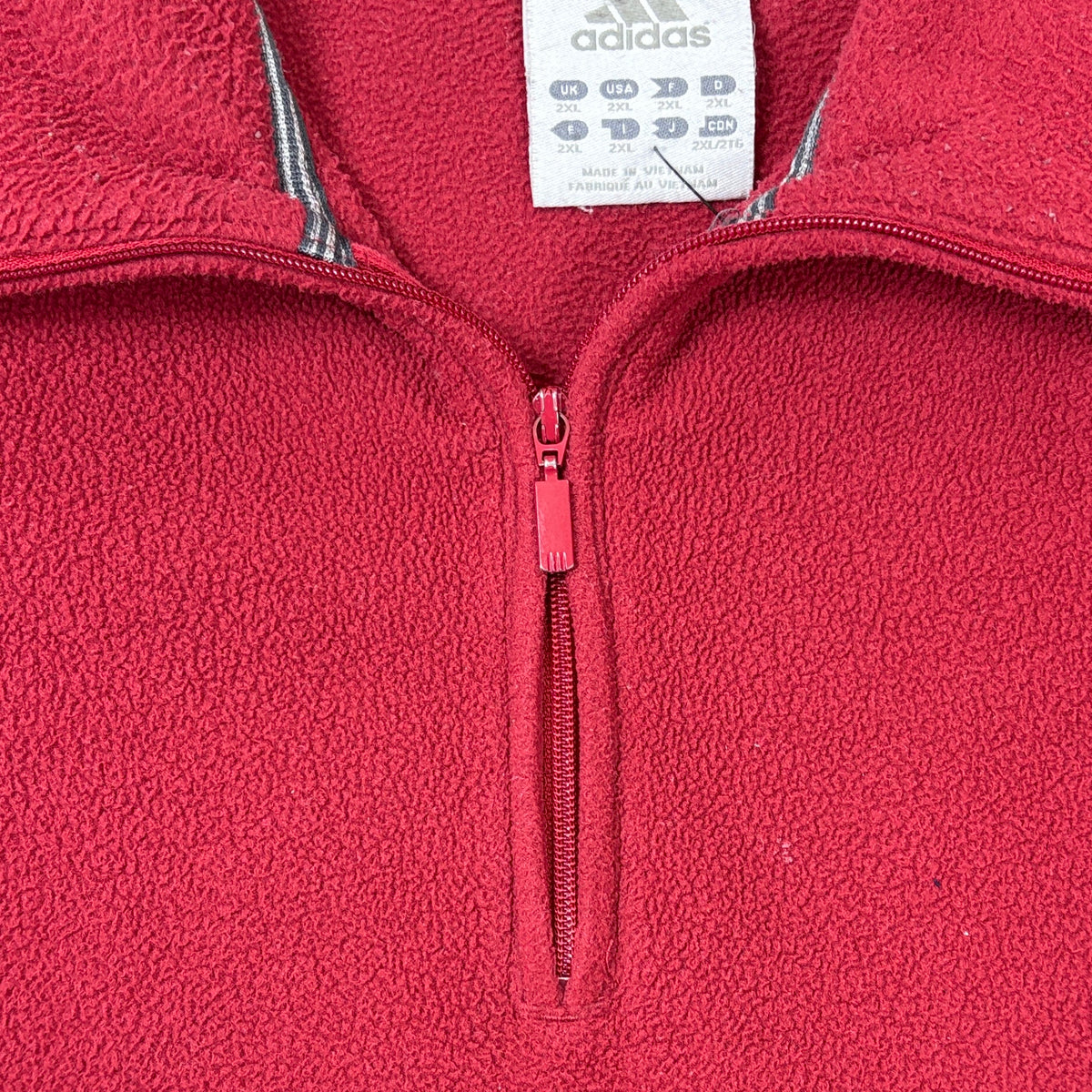 Adidas Vintage Fleece Rot XXL – Foto 2