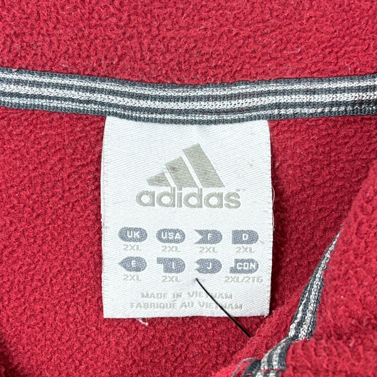 Adidas Vintage Fleece Rot XXL – Foto 3