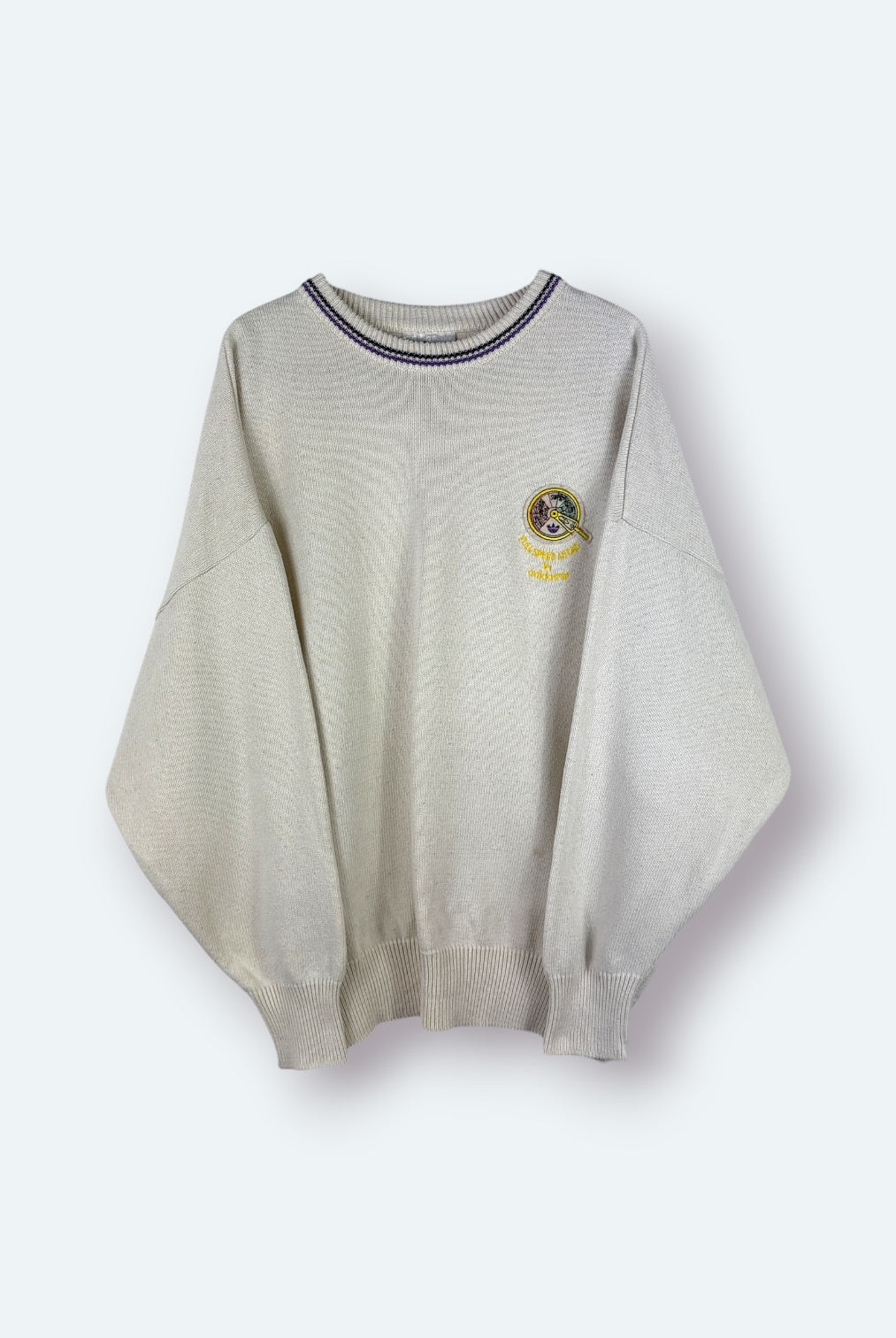 Adidas Vintage Strickpullover Beige M