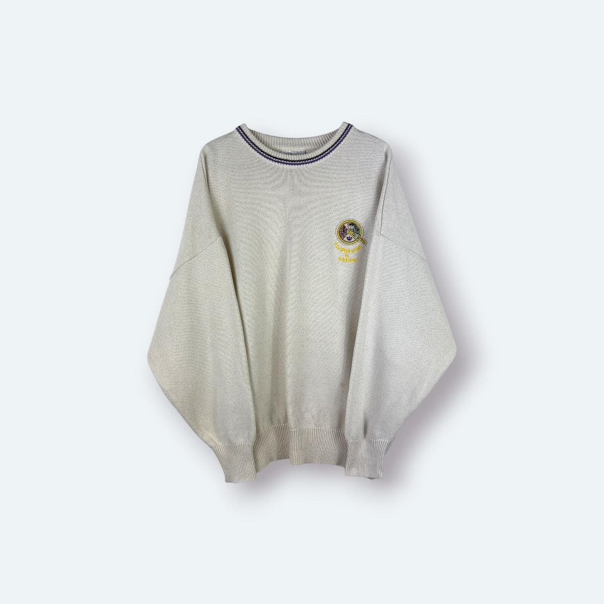 Adidas Vintage Strickpullover Beige M