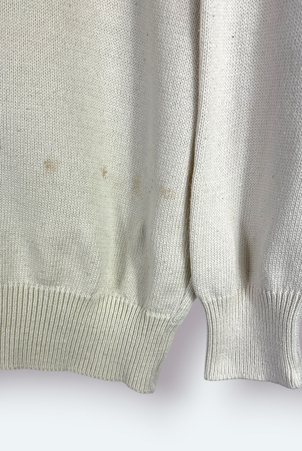 Adidas Vintage Strickpullover Beige M – Foto 3