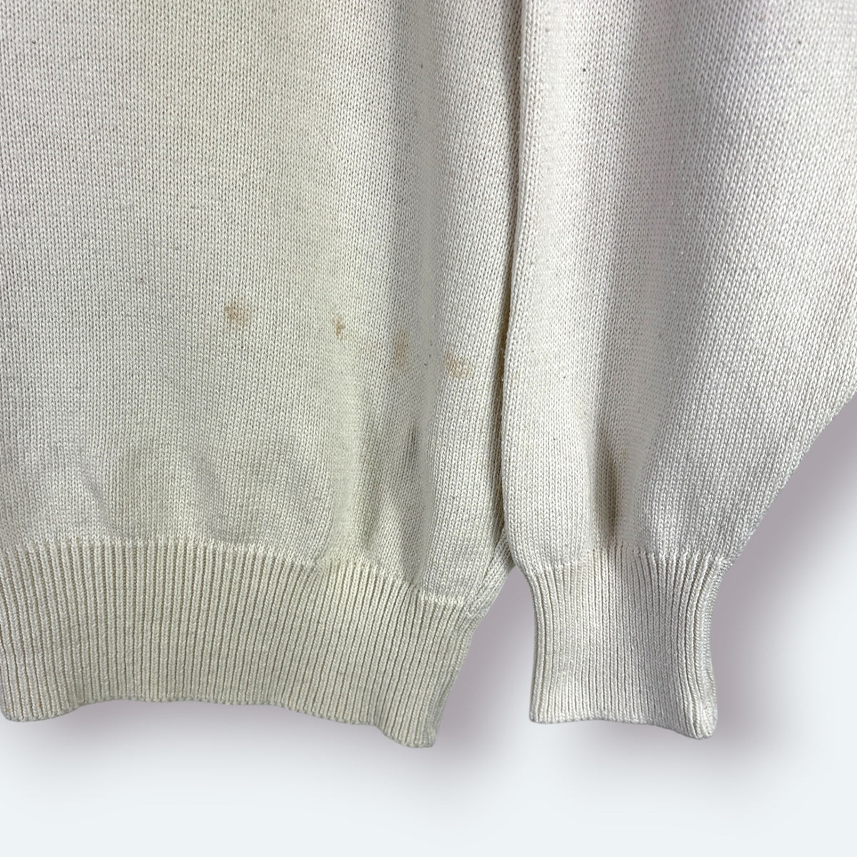 Adidas Vintage Strickpullover Beige M – Foto 3