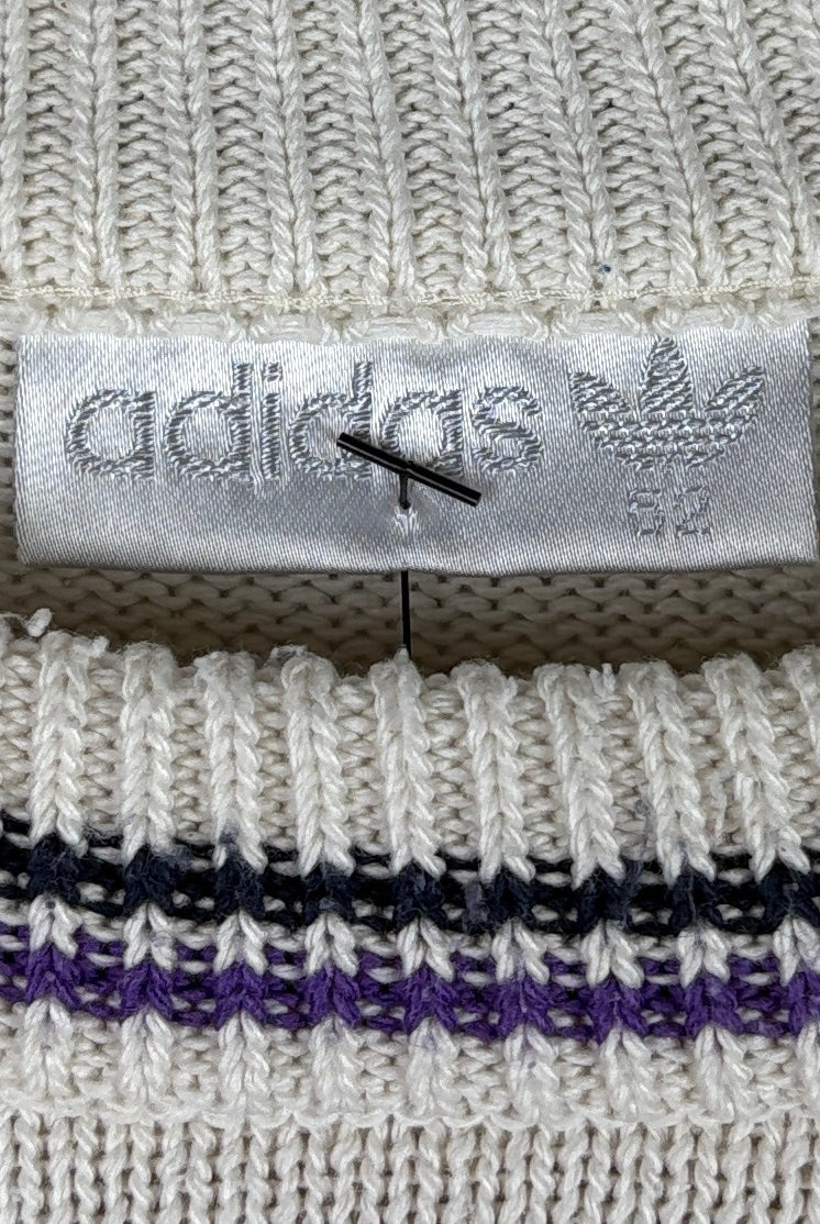 Adidas Vintage Strickpullover Beige M – Foto 4