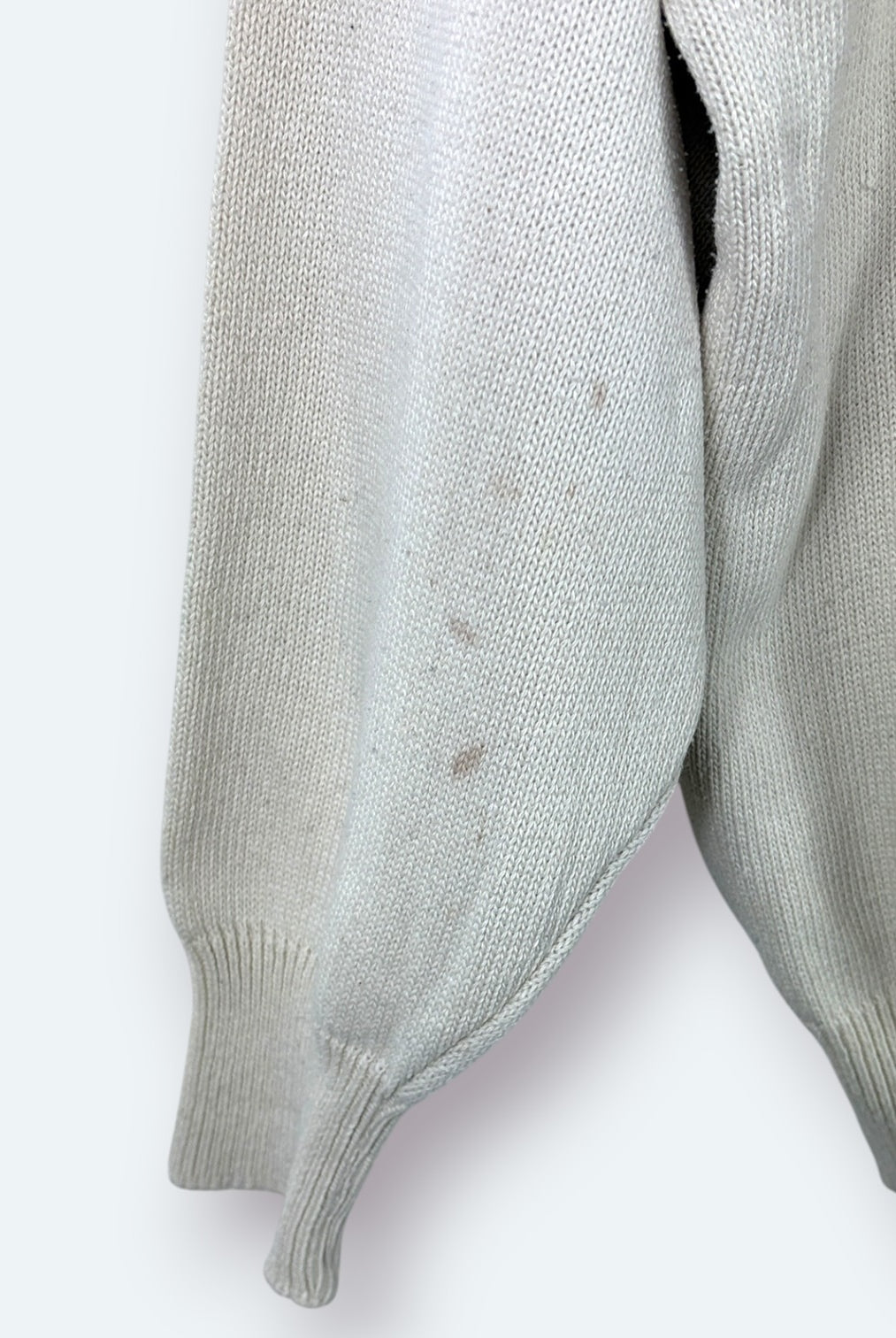 Adidas Vintage Strickpullover Beige M – Foto 6