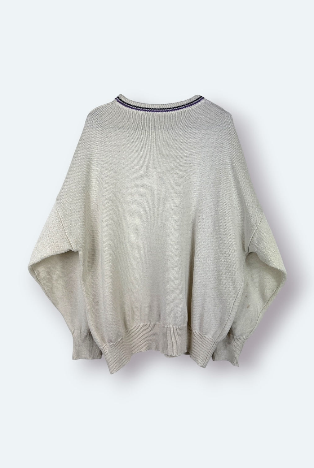 Adidas Vintage Strickpullover Beige M – Foto 7