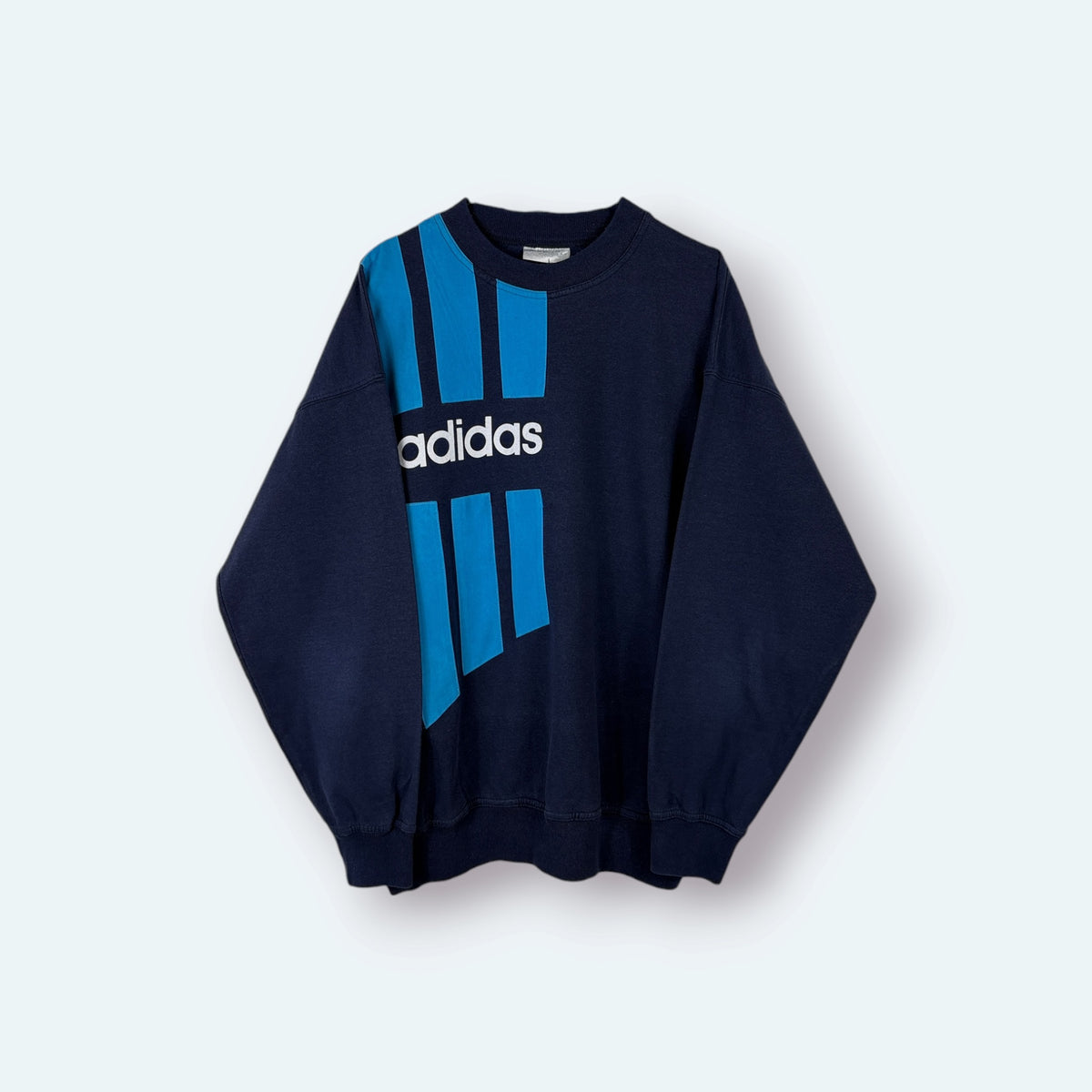 Adidas Vintage Sweater Blau L