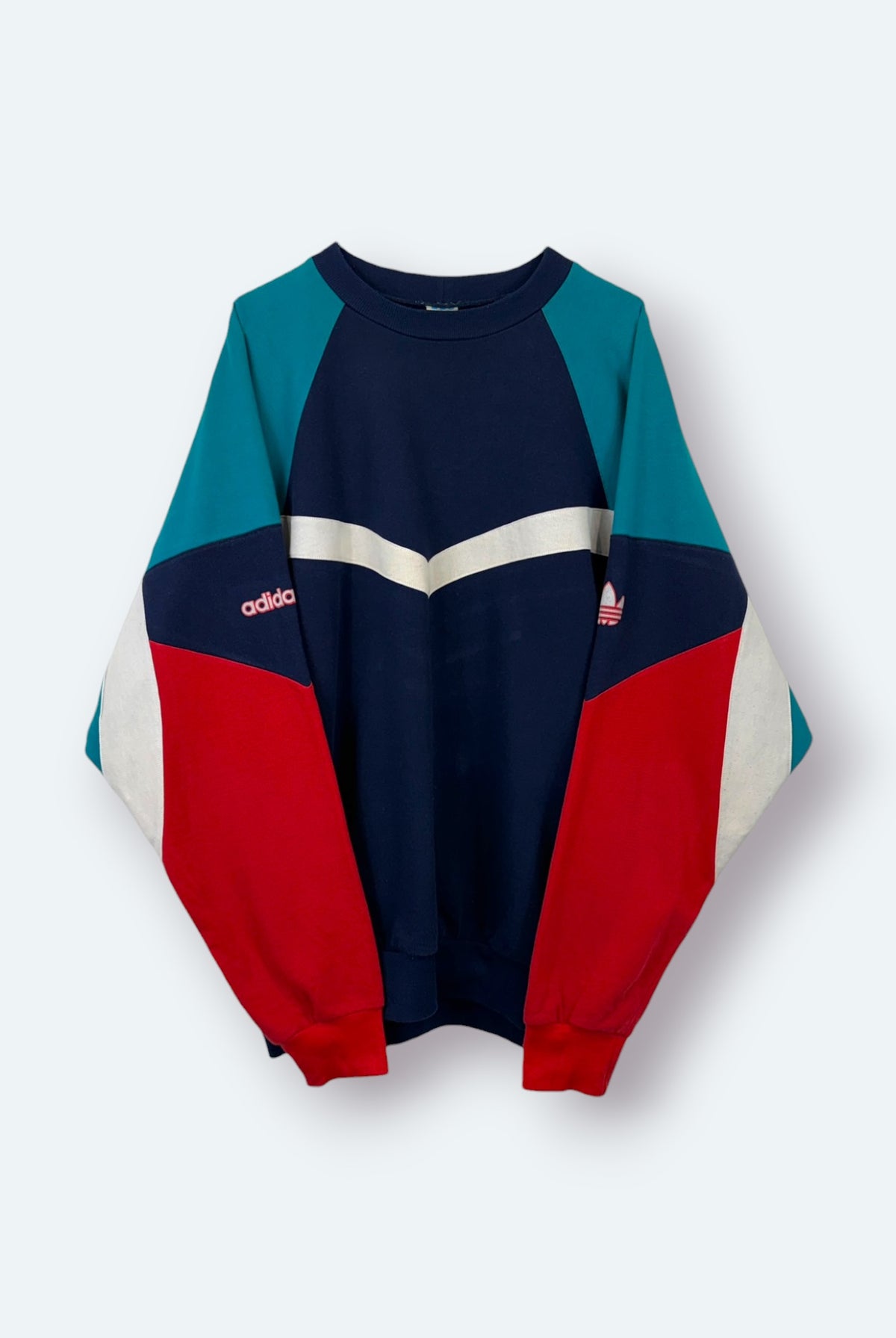 Adidas Vintage Sweater Blau XL