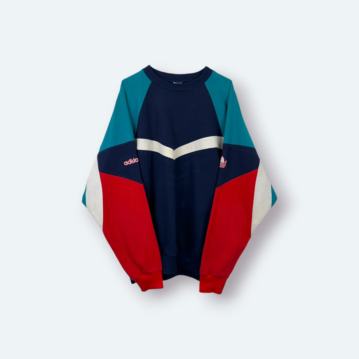Adidas Vintage Sweater Blau XL