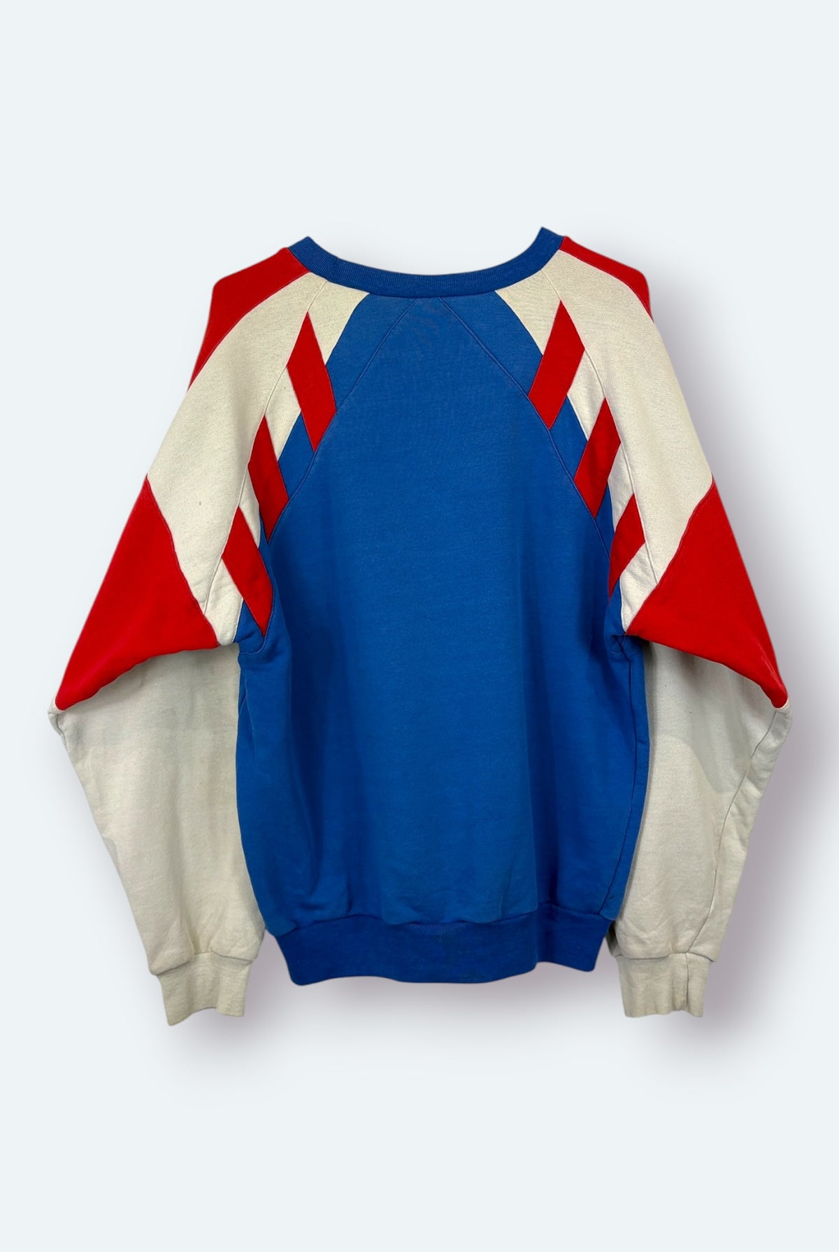 Adidas Vintage Sweater Color-block Blau S – Foto 10