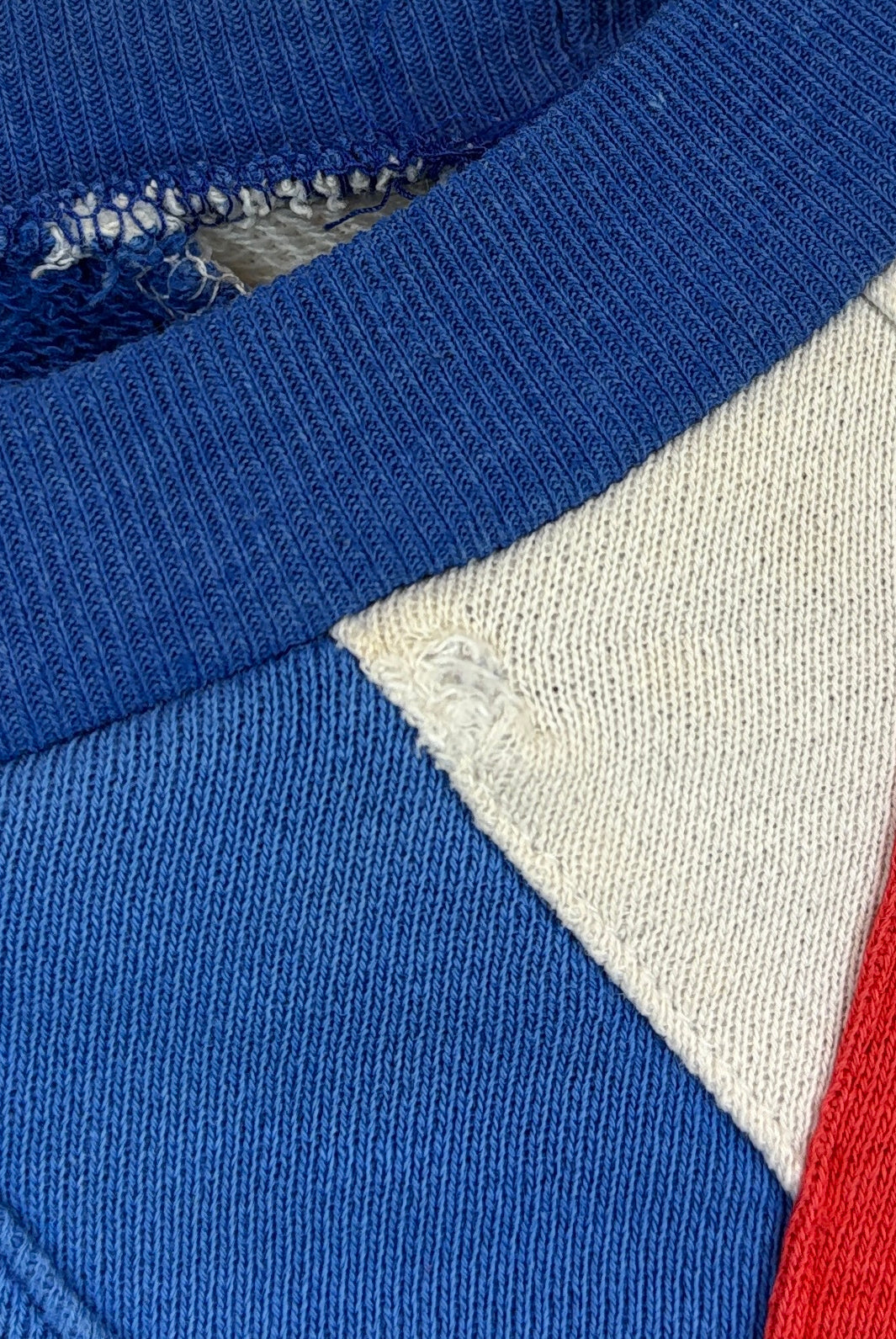 Adidas Vintage Sweater Color-block Blau S – Foto 8