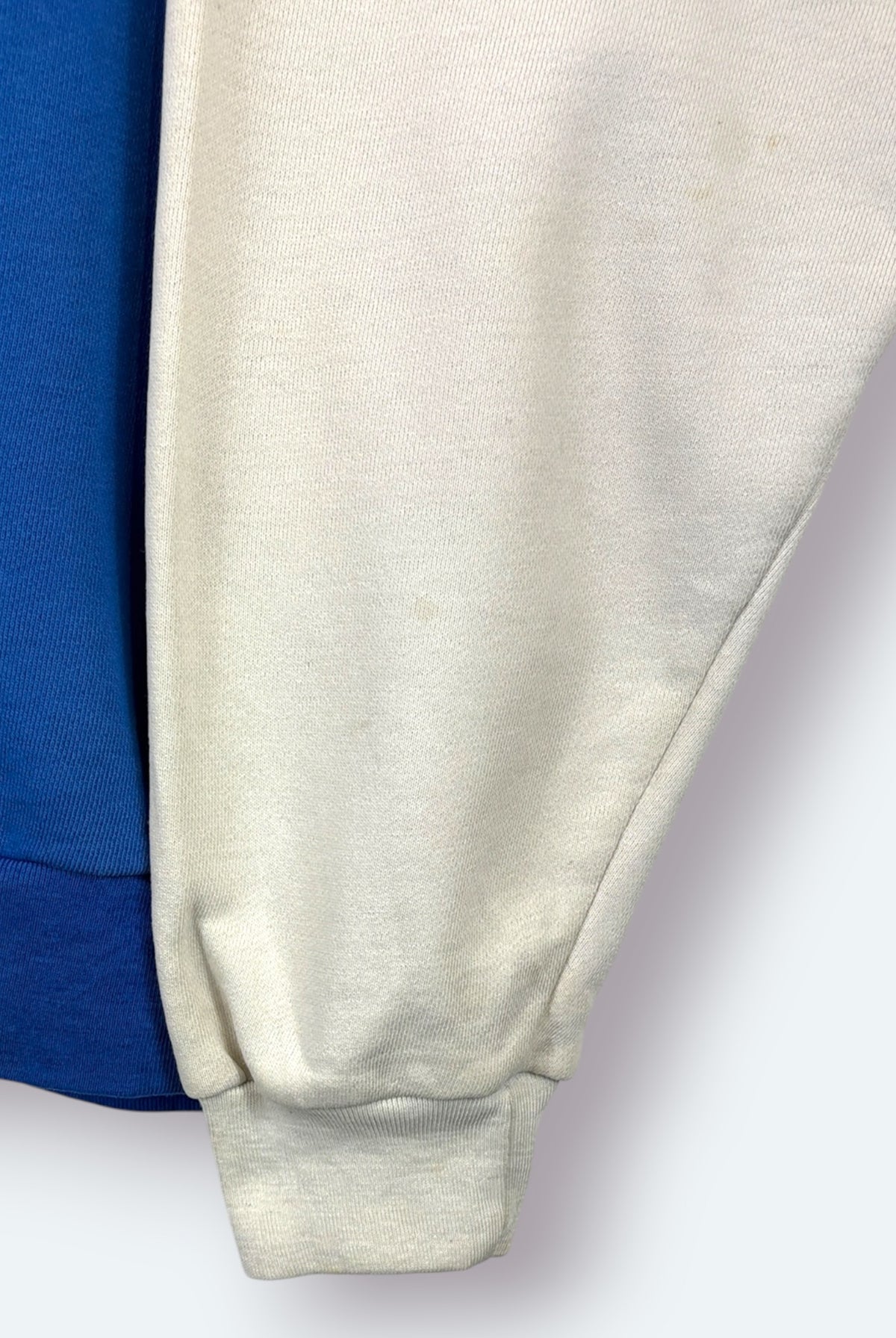 Adidas Vintage Sweater Color-block Blau S – Foto 9