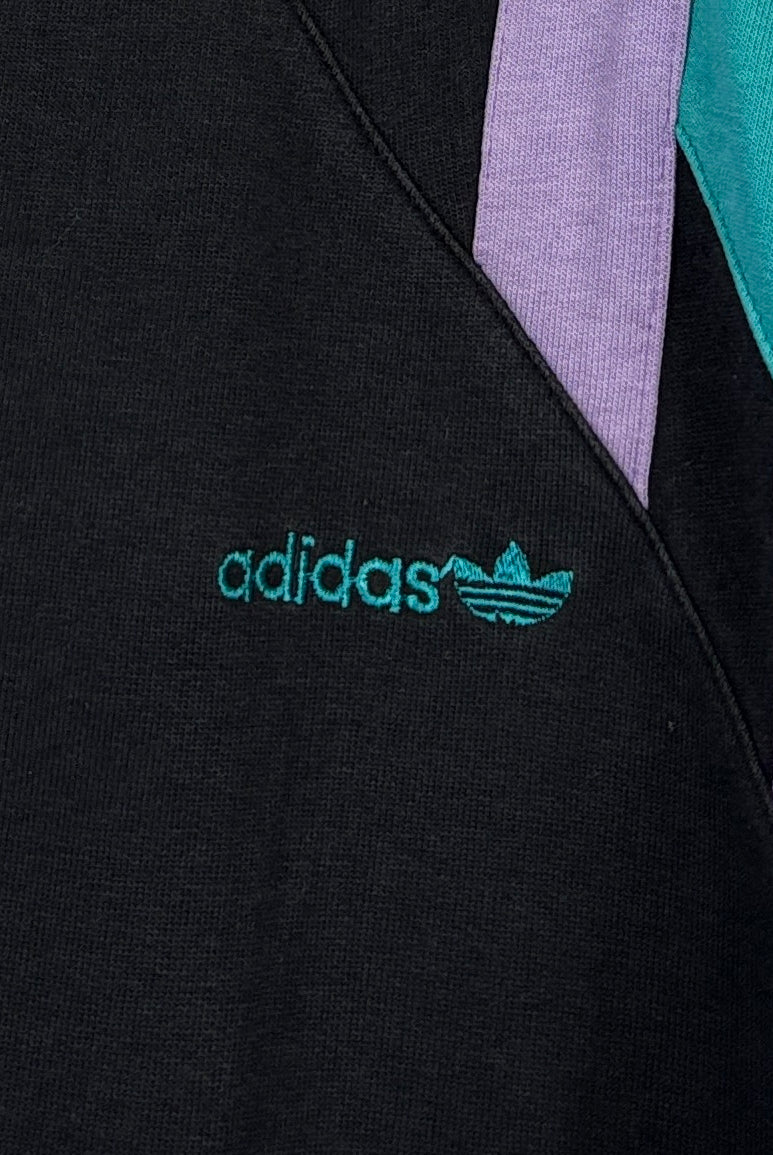 Adidas Vintage Sweater Geometric Colorblock Schwarz M – Foto 2