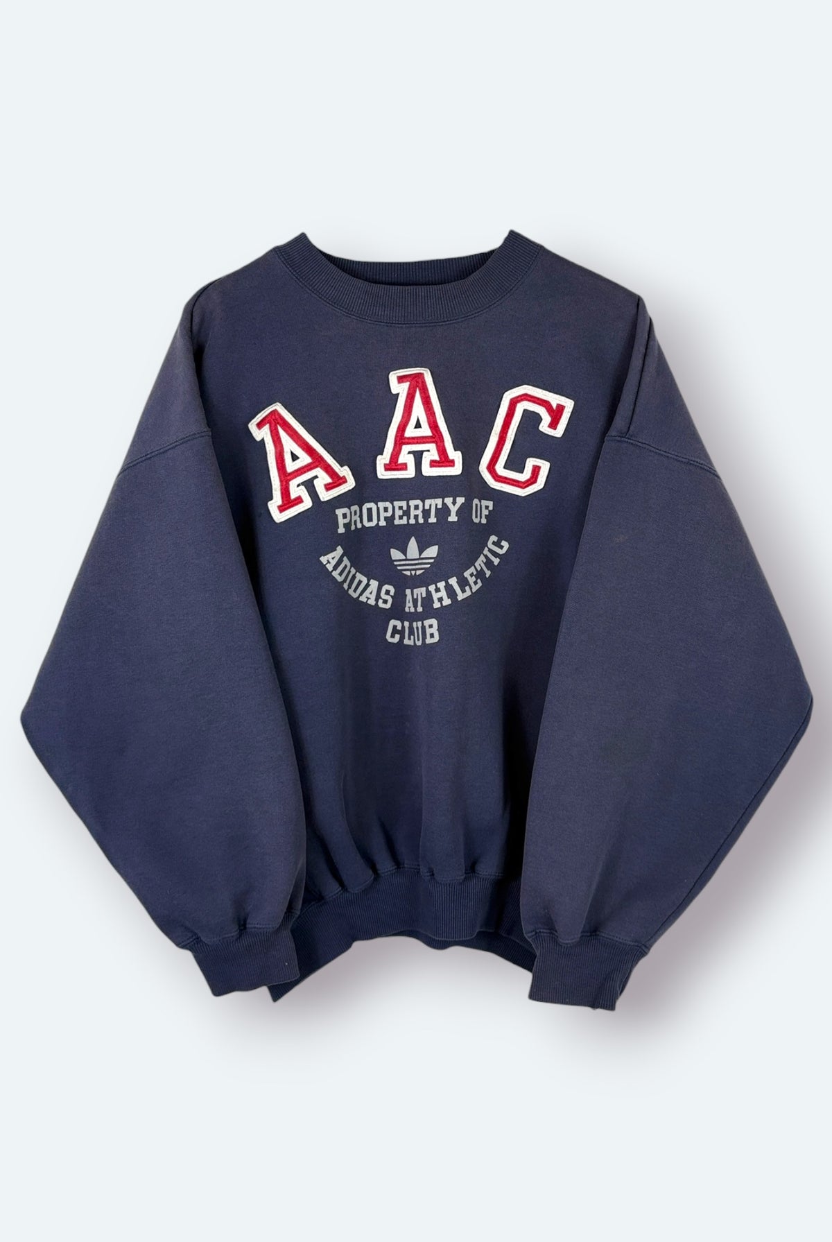 Adidas Vintage Sweater Print Blau M