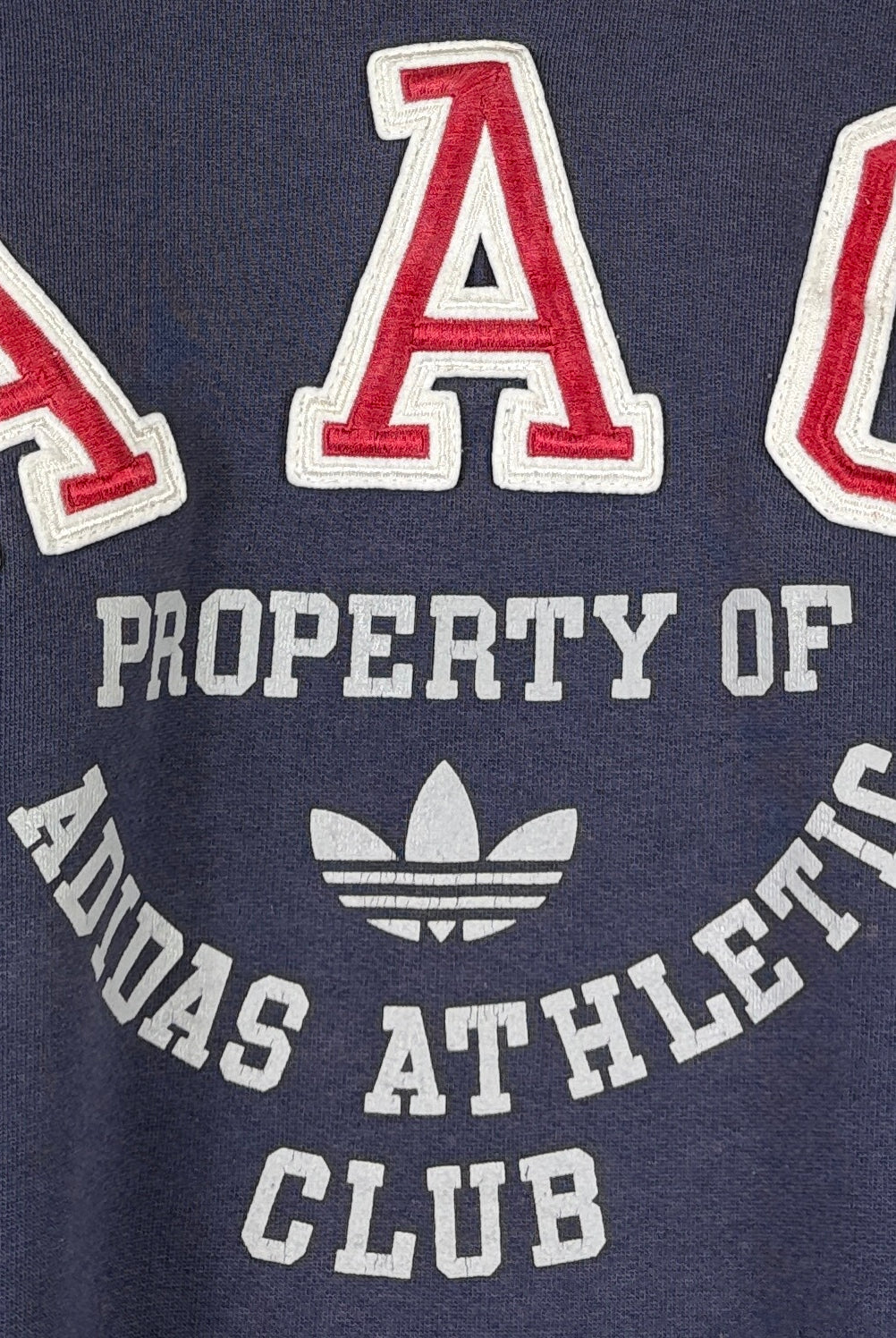 Adidas Vintage Sweater Print Blau M – Foto 2