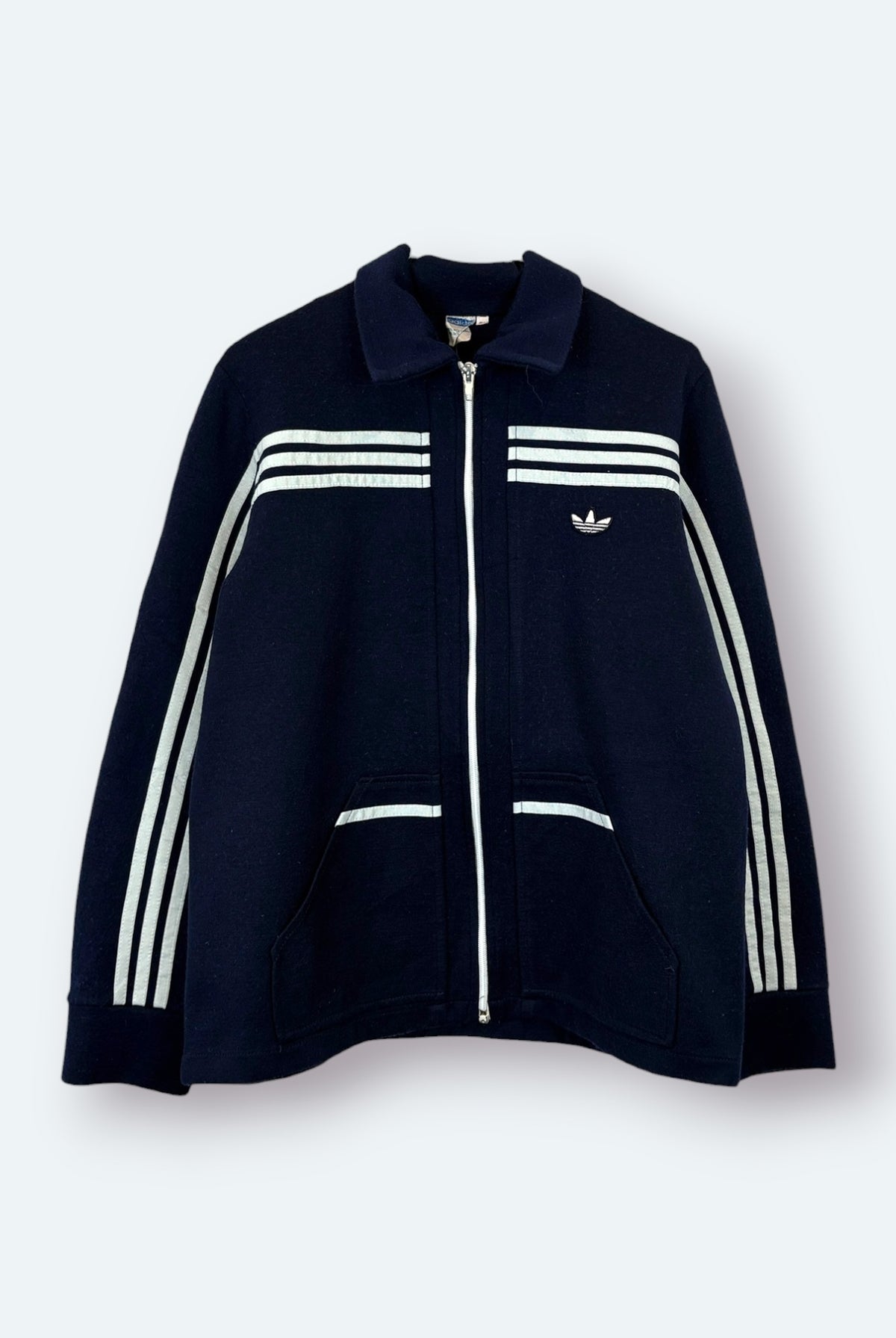 Adidas Vintage Sweatjacke Blau 52
