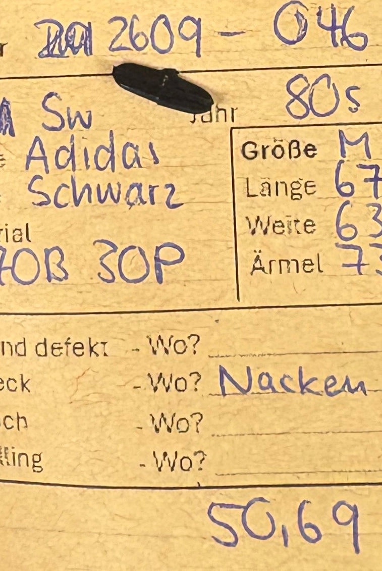 Adidas Vintage Sweatjacke Schwarz Türkis Lila M – Foto 6