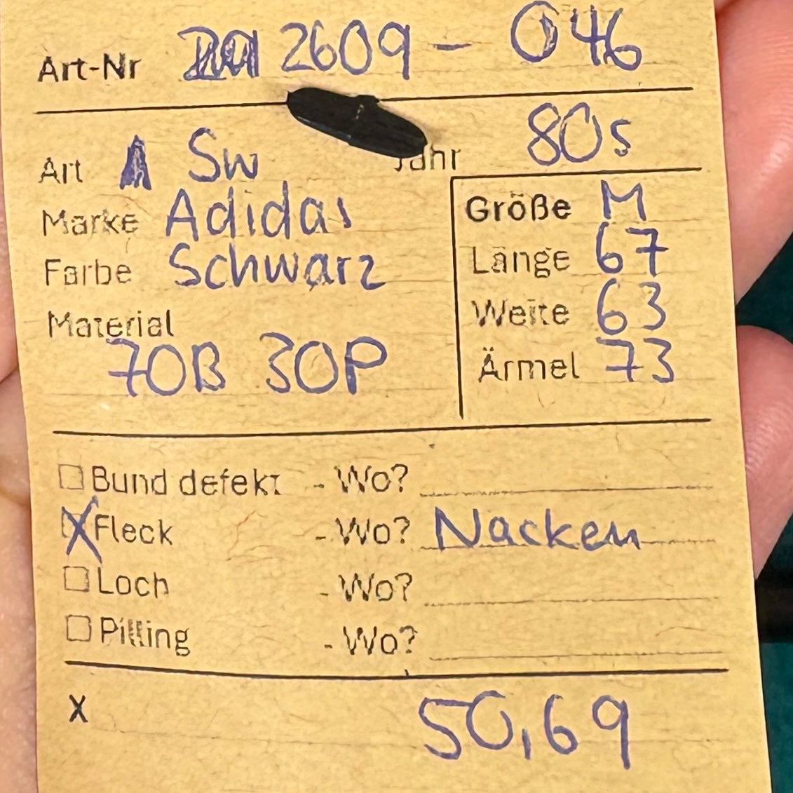 Adidas Vintage Sweatjacke Schwarz Türkis Lila M – Foto 6