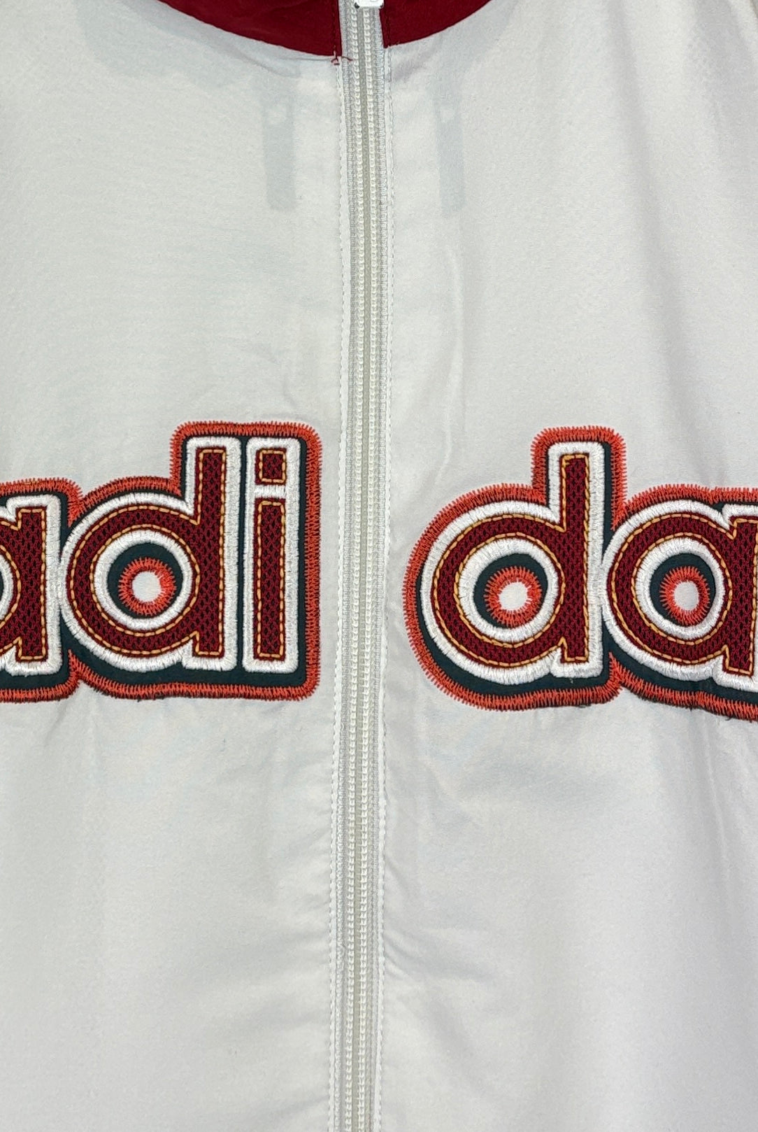 Adidas Vintage Sweatjacke Weiß XL