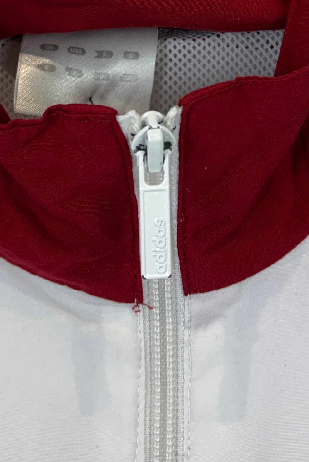 Adidas Vintage Sweatjacke Weiß XL – Foto 3