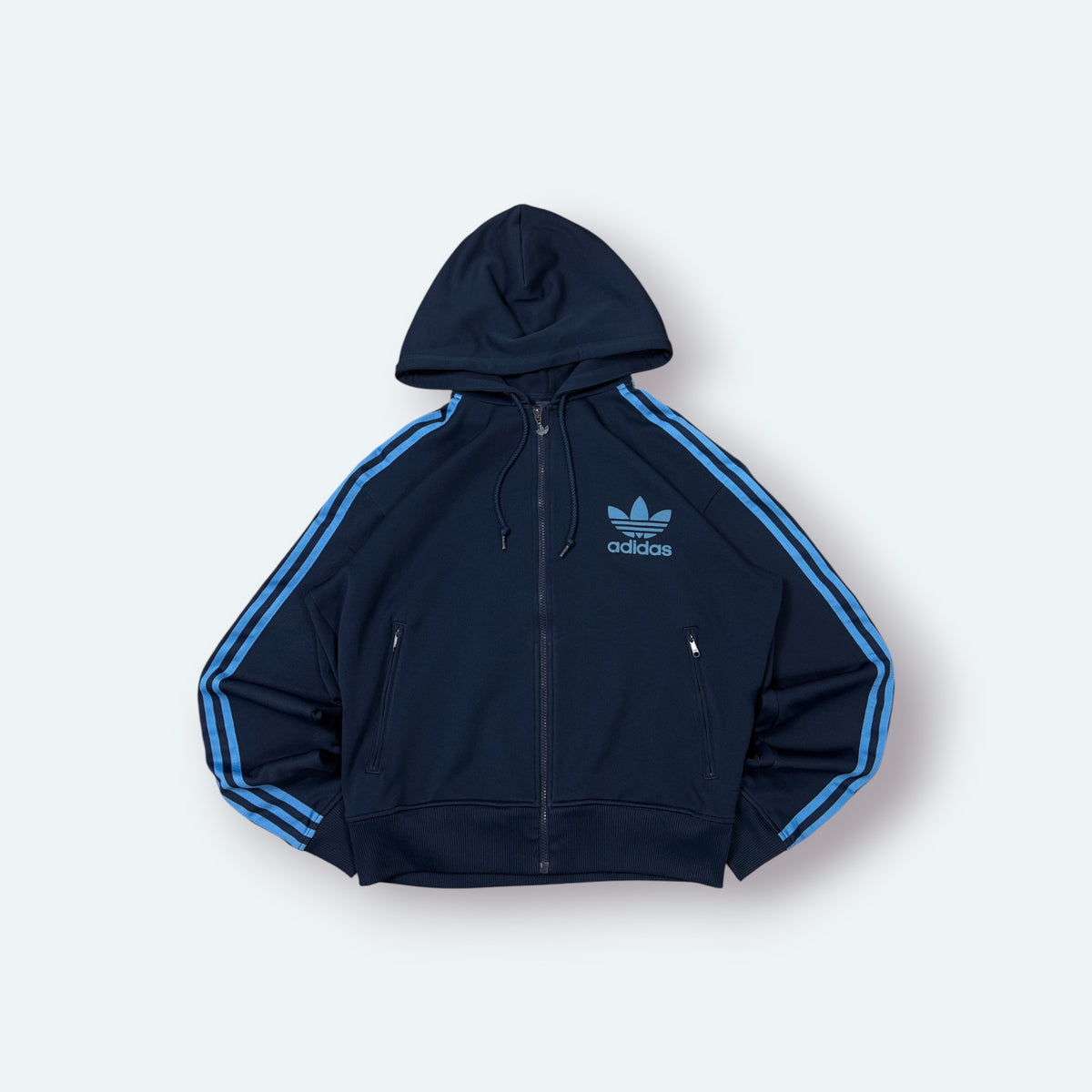Adidas Vintage Trainingsjacke Blau L