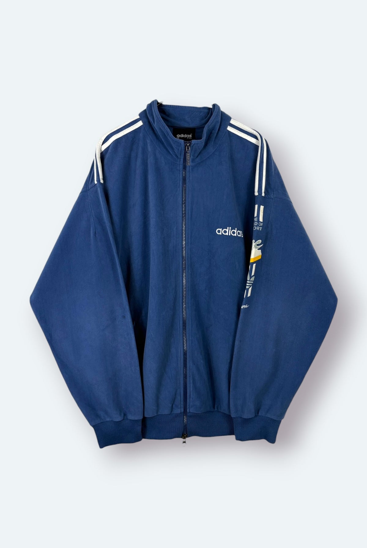 Adidas Vintage Trainingsjacke Blau L