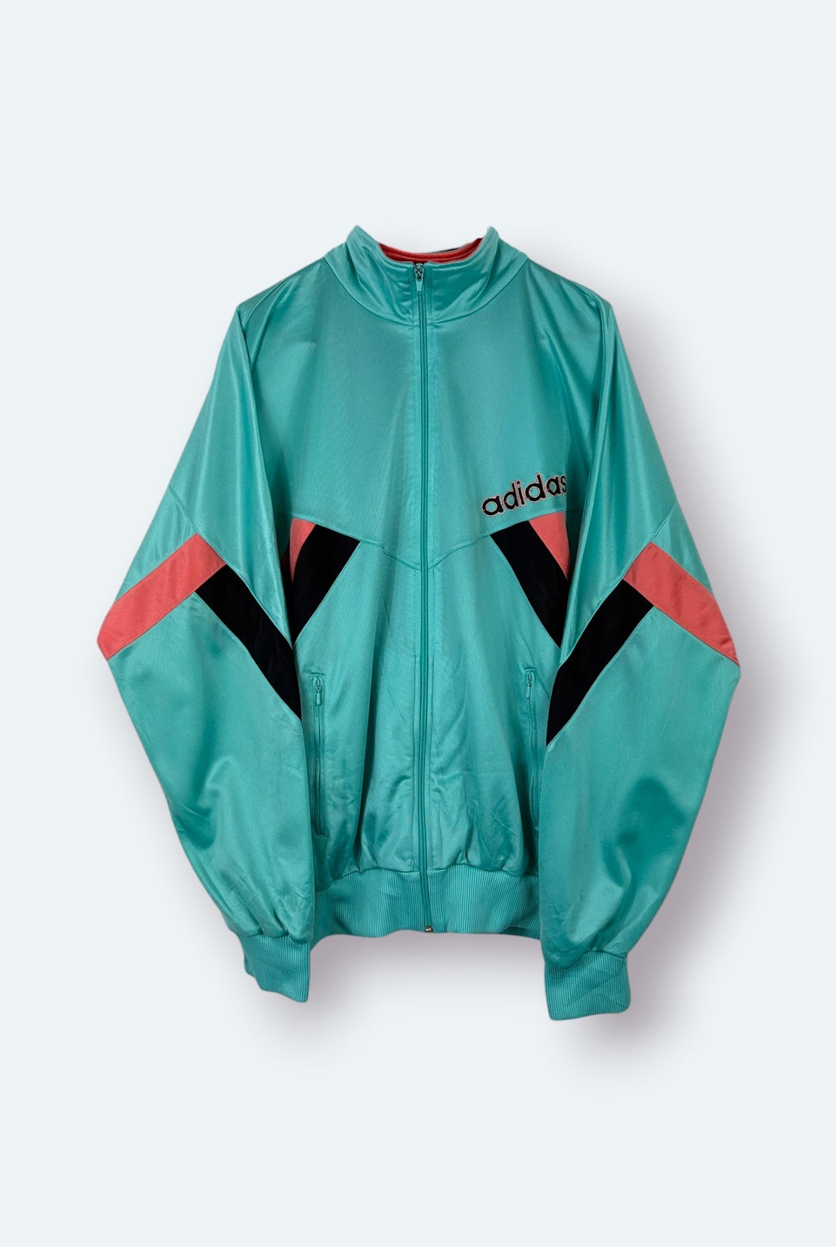 Adidas Vintage Trainingsjacke Blau L